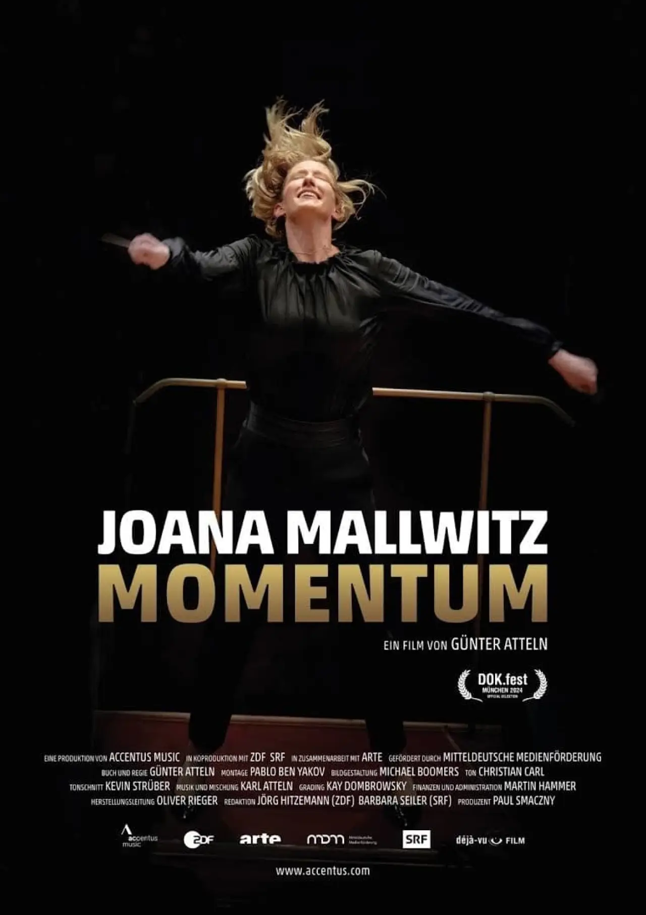 Movie poster "Joana Mallwitz – Momentum"