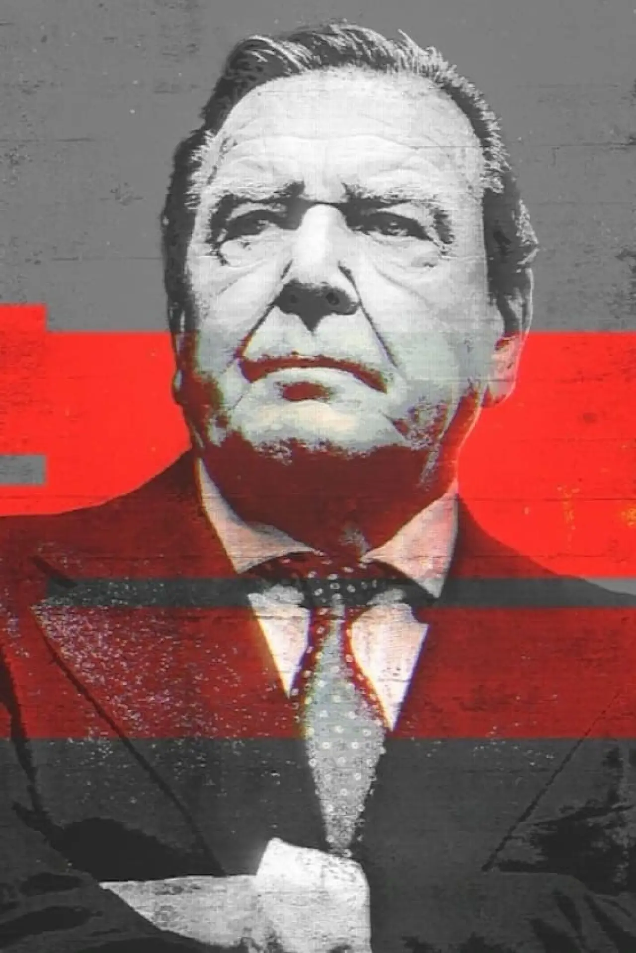 Movie poster "Out of service? The Gerhard Schröder story"