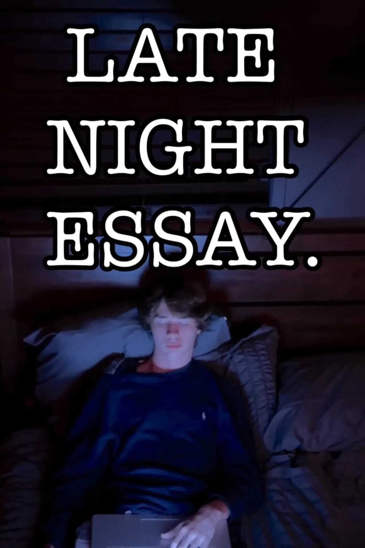 Movie poster "Late Night Essay"