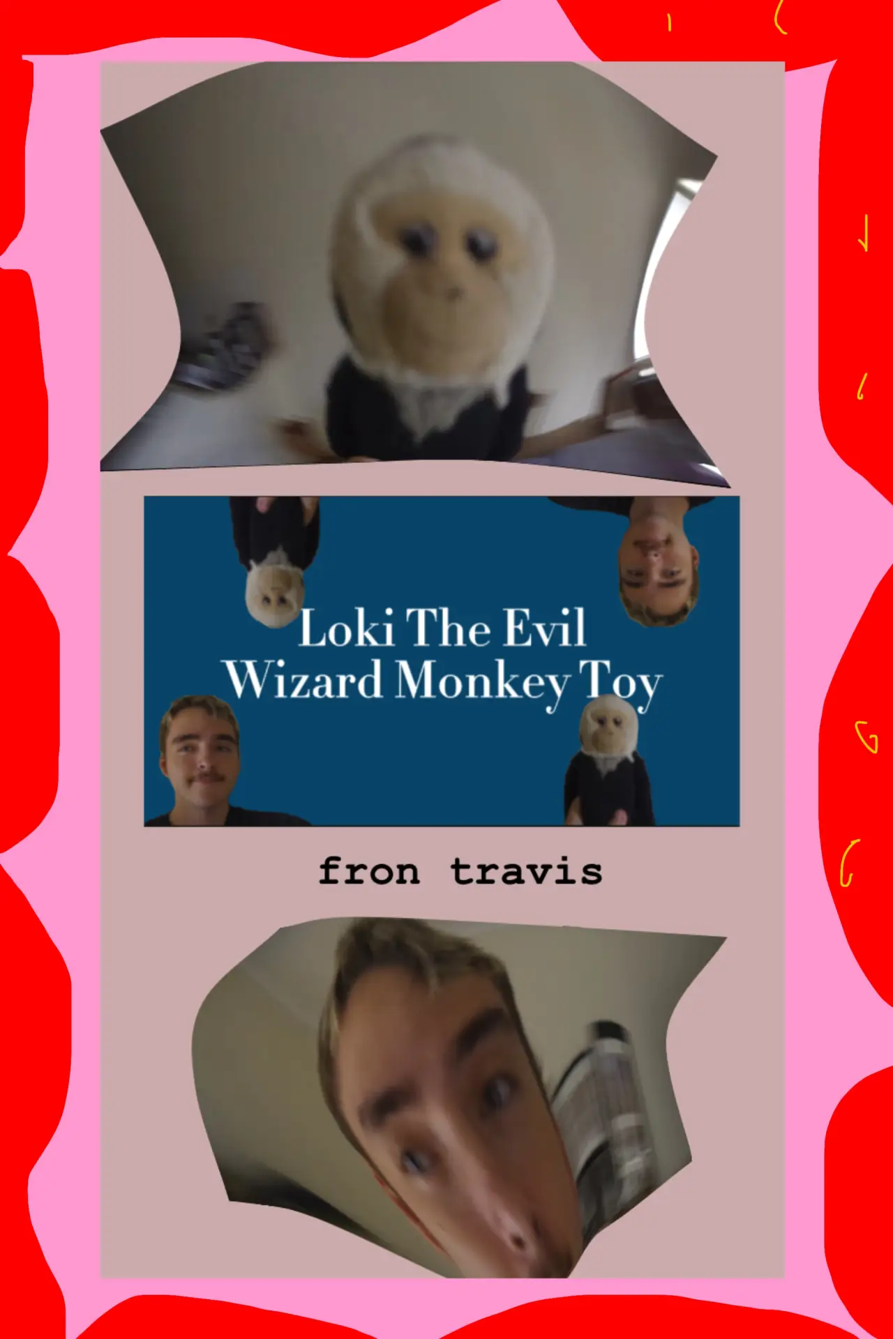 Movie poster "Loki The Evil Wizard Monkey Toy"