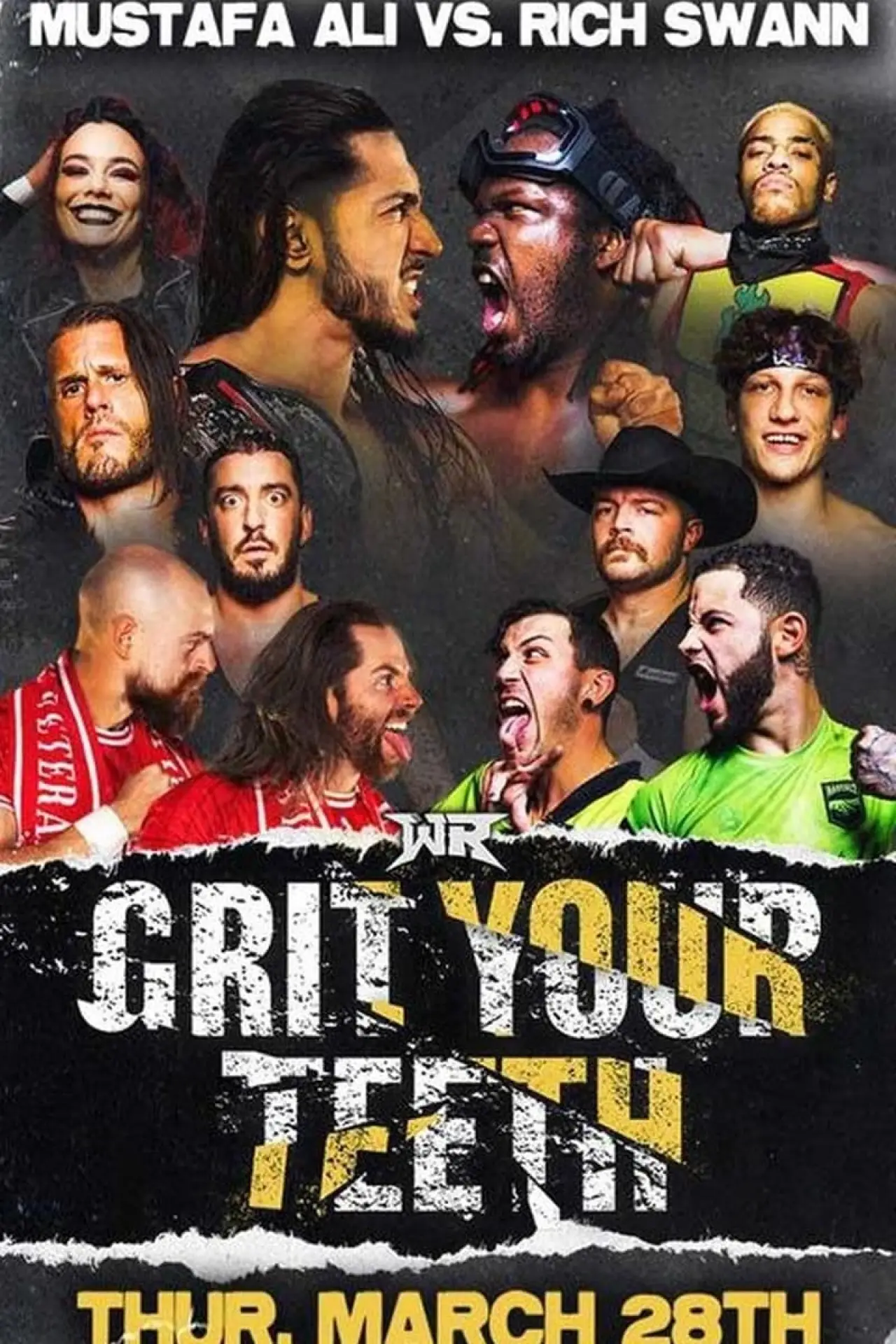 Movie poster "Wrestling Revolver Grit your Teeth"