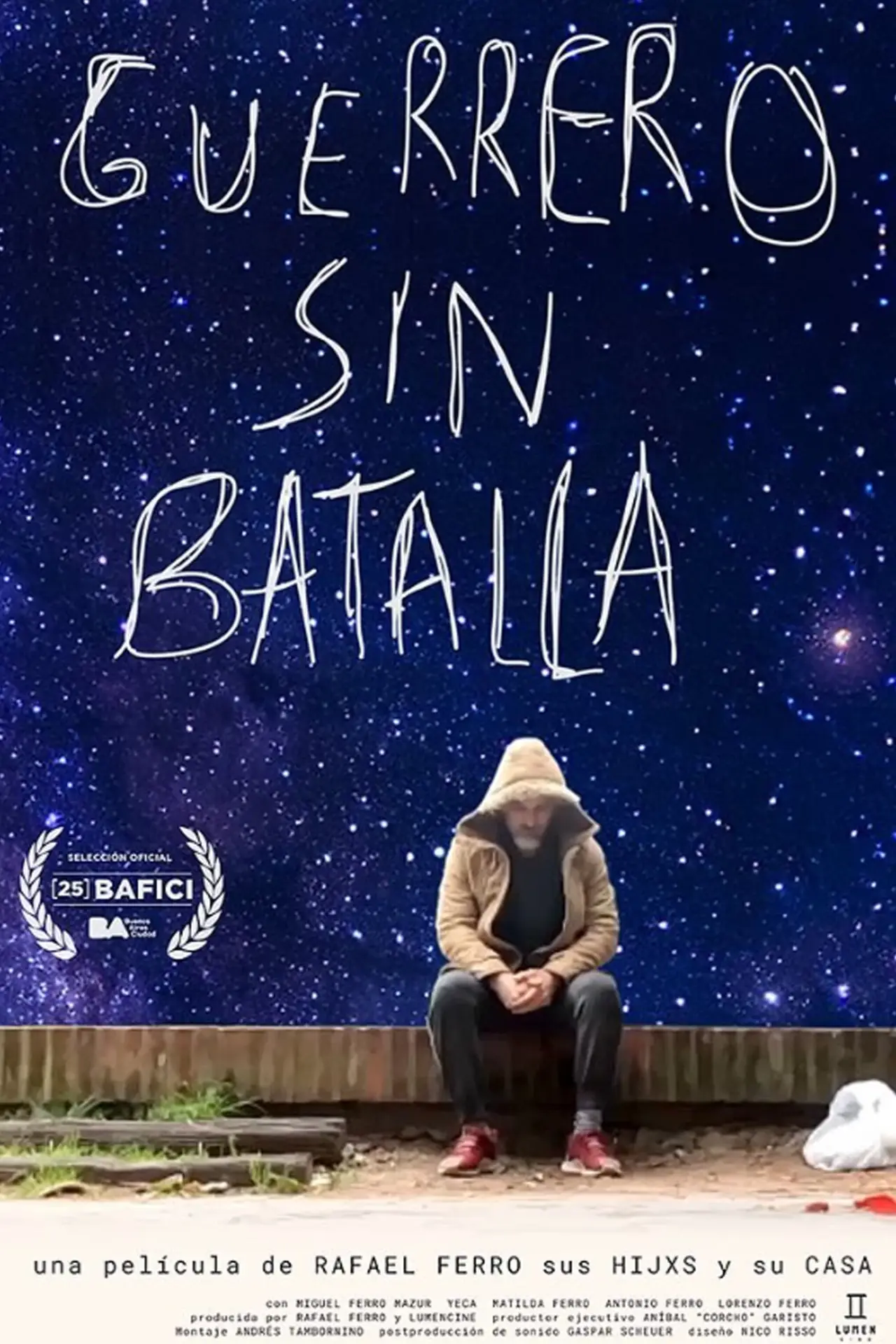 Movie poster "Guerrero sin batalla"
