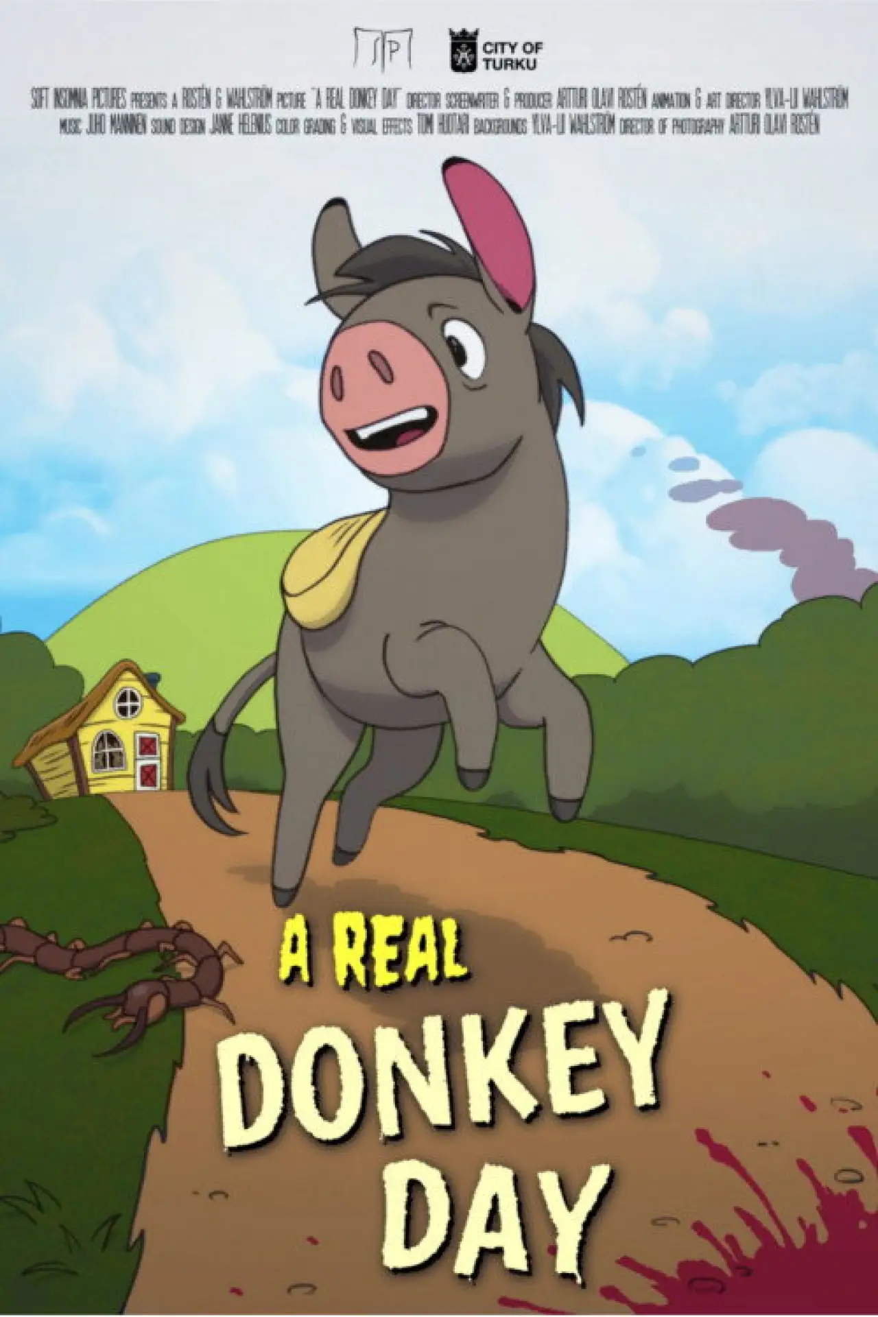 Movie poster "A Real Donkey Day"