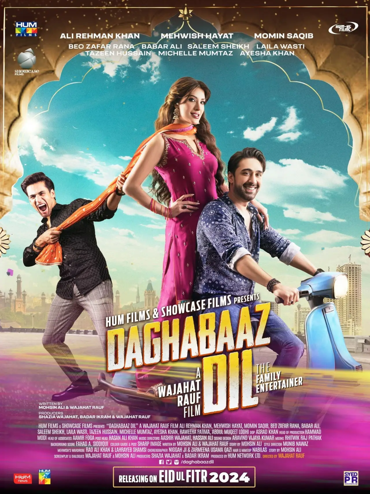 Movie poster "Daghabaaz Dil"