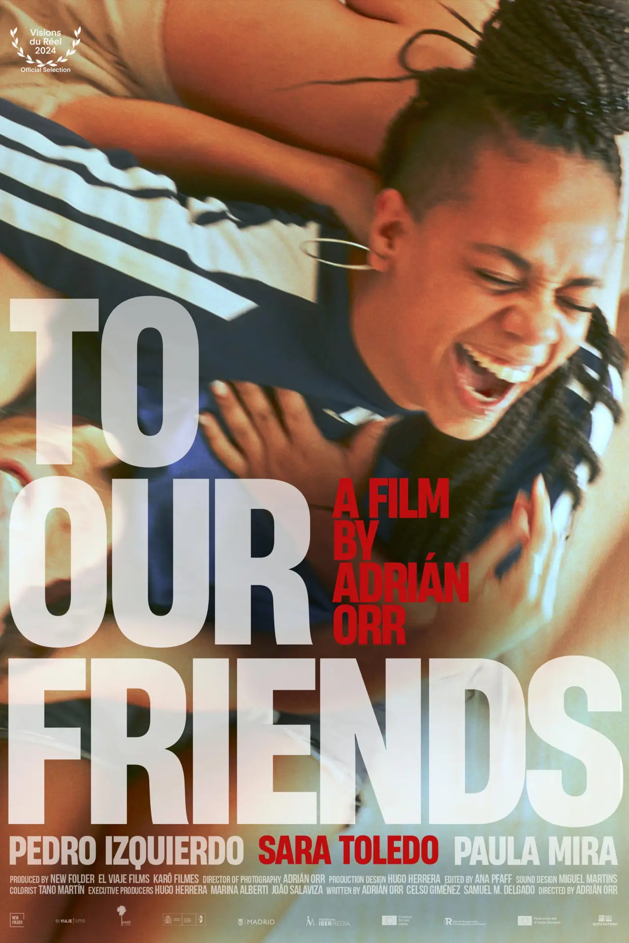 Movie poster "A nuestros amigos"