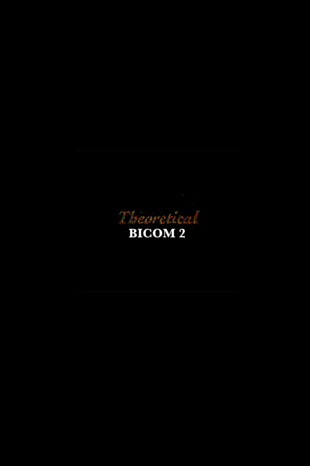 Movie poster "Theoretical: BICOM 2"