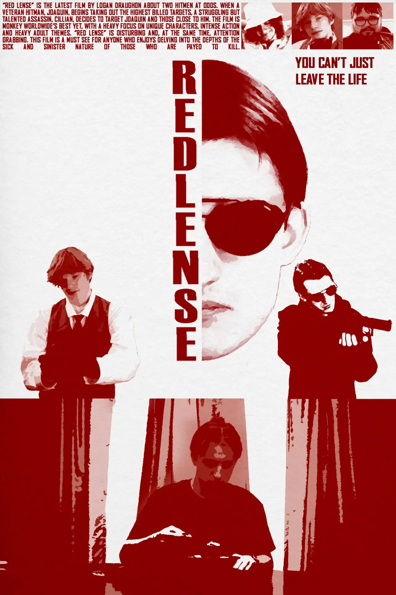 Movie poster "Red Lense"