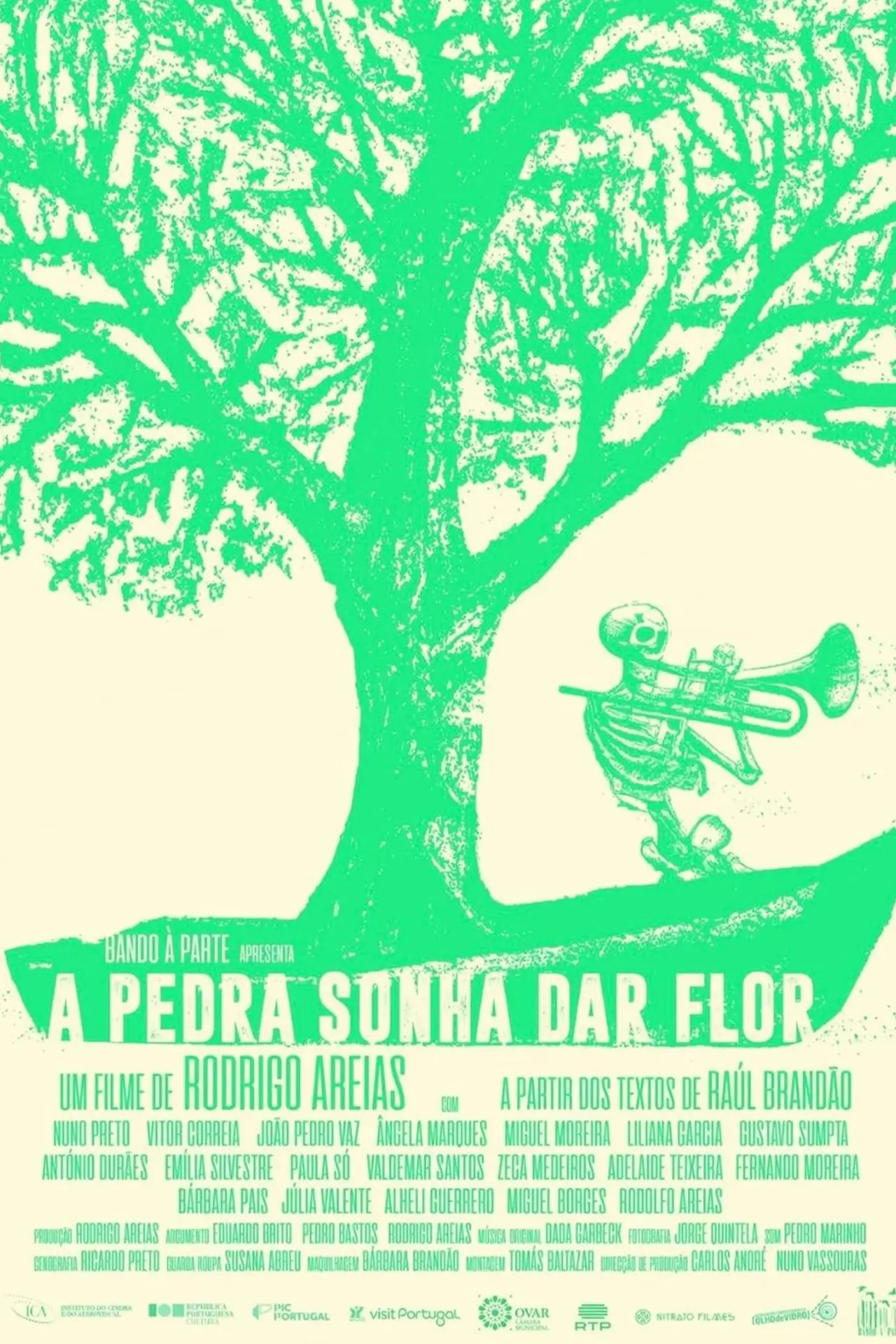 Movie poster "A Pedra Sonha Dar Flor"