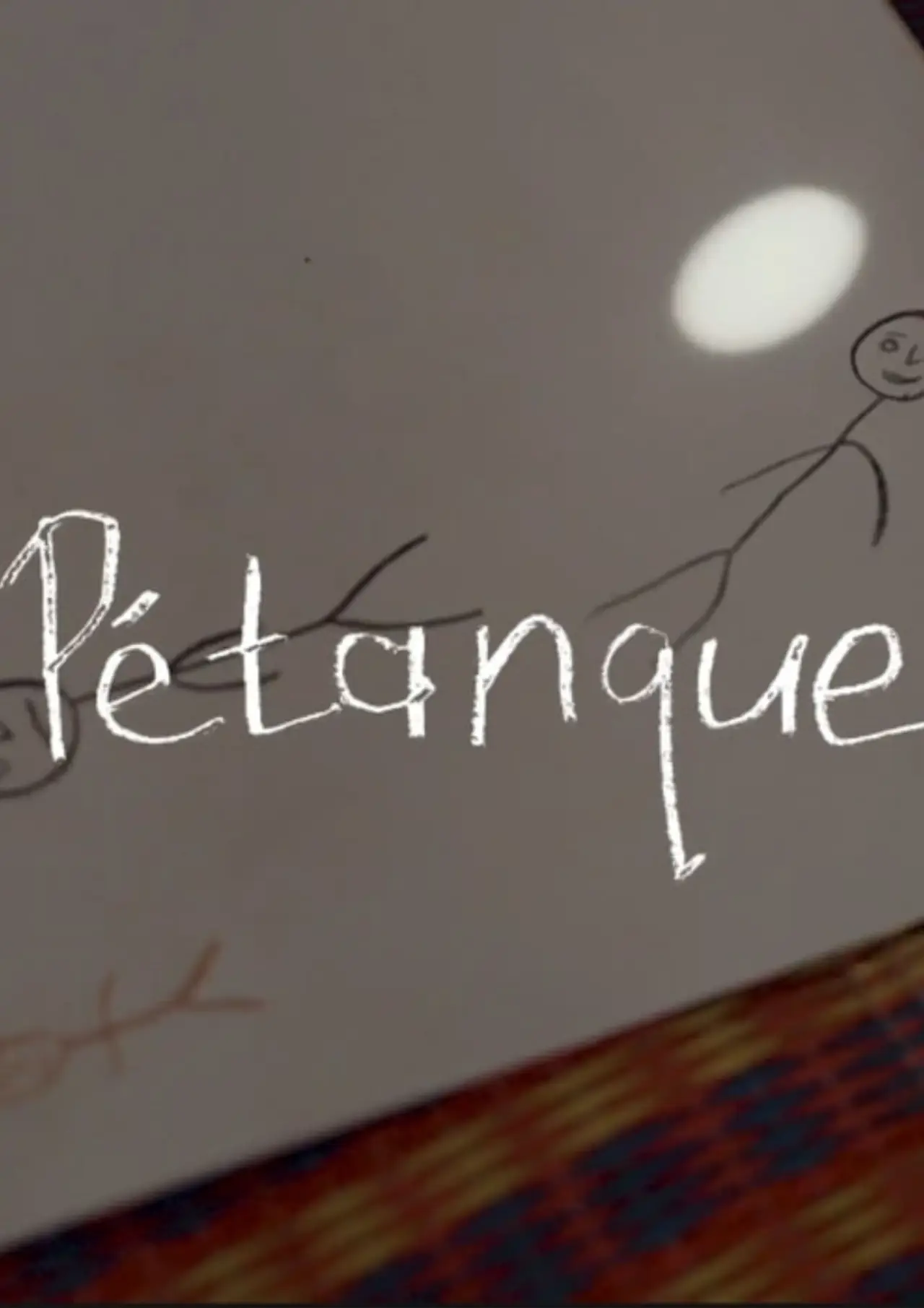 Movie poster "Pétanque: Legacies of a secret war"