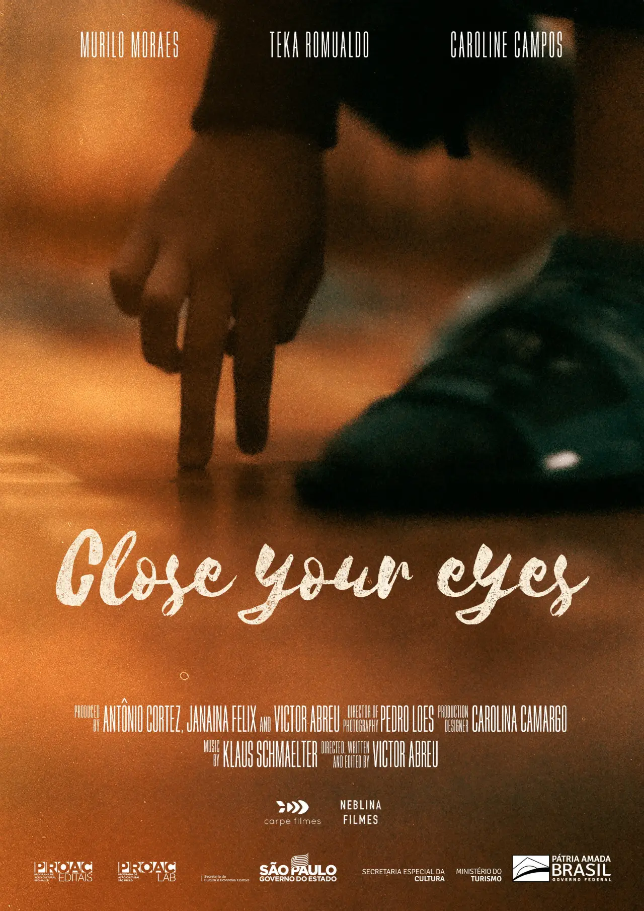 Movie poster "Close Your Eyes"