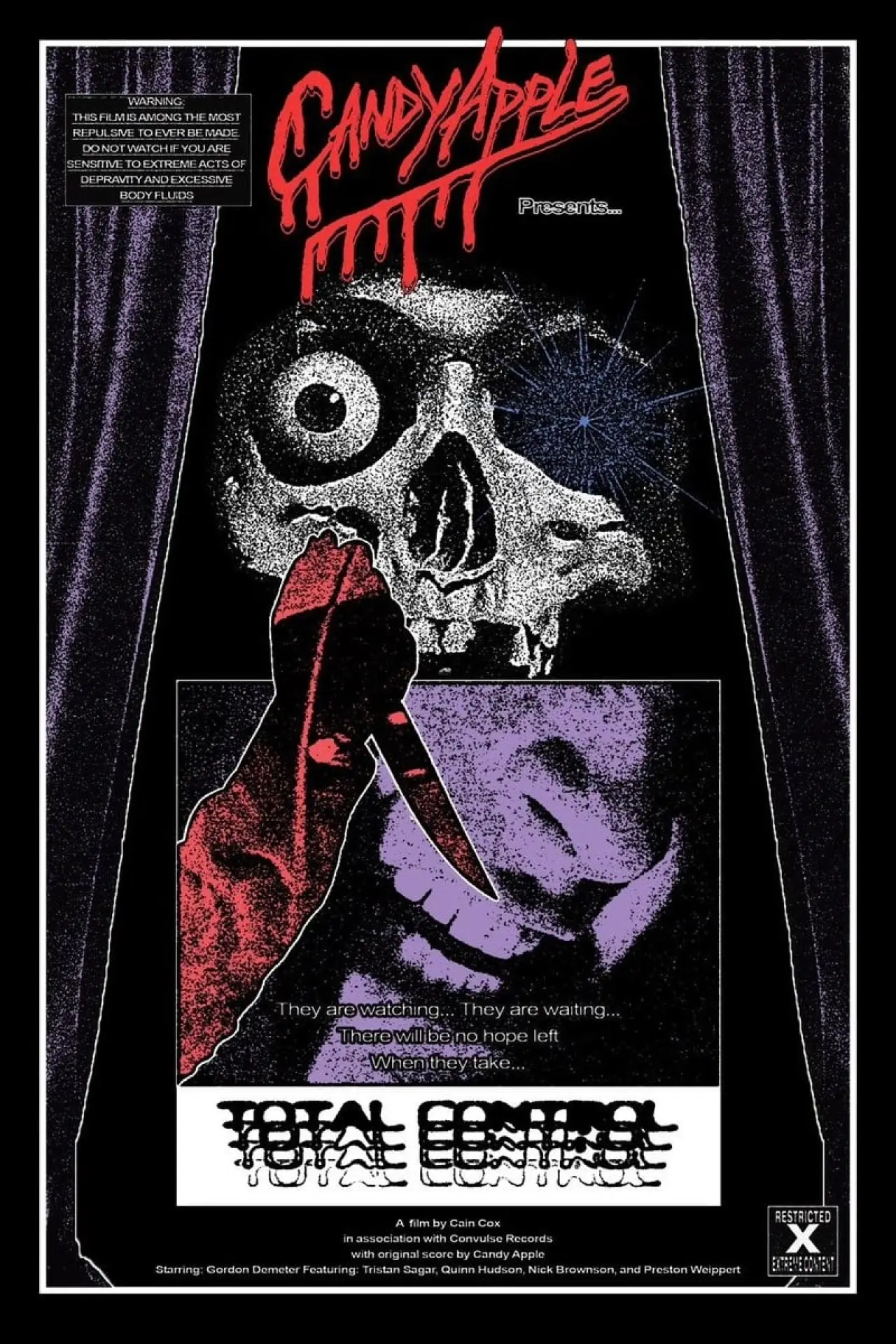 Movie poster "Candy Apple Presents: Total Control"