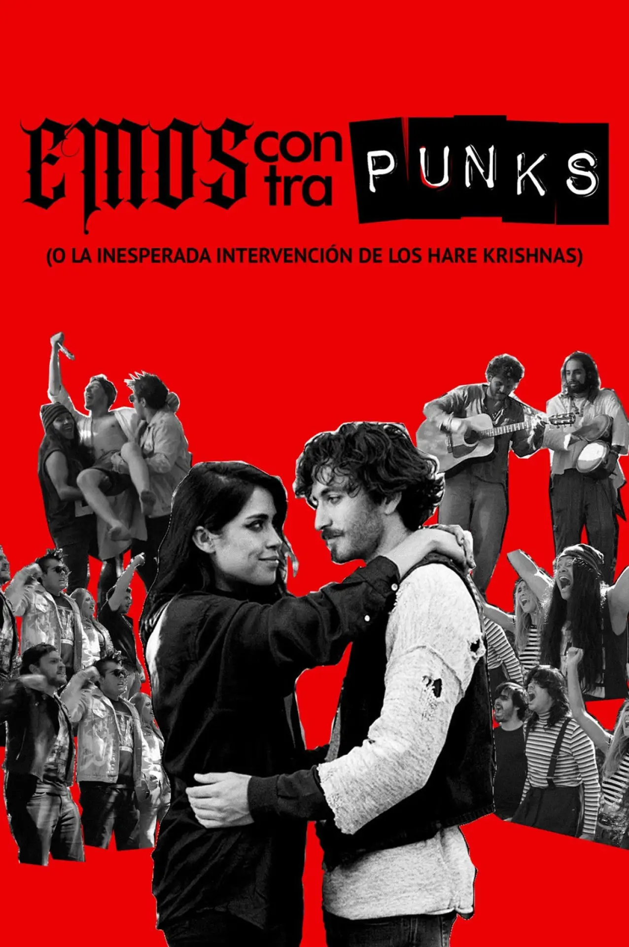Movie poster "Emos contra Punks (o la inesperada intervención de los Hare Krishnas)"