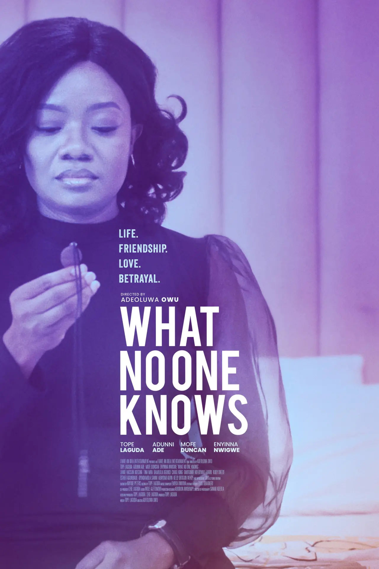 Movie poster "What No One Knows"