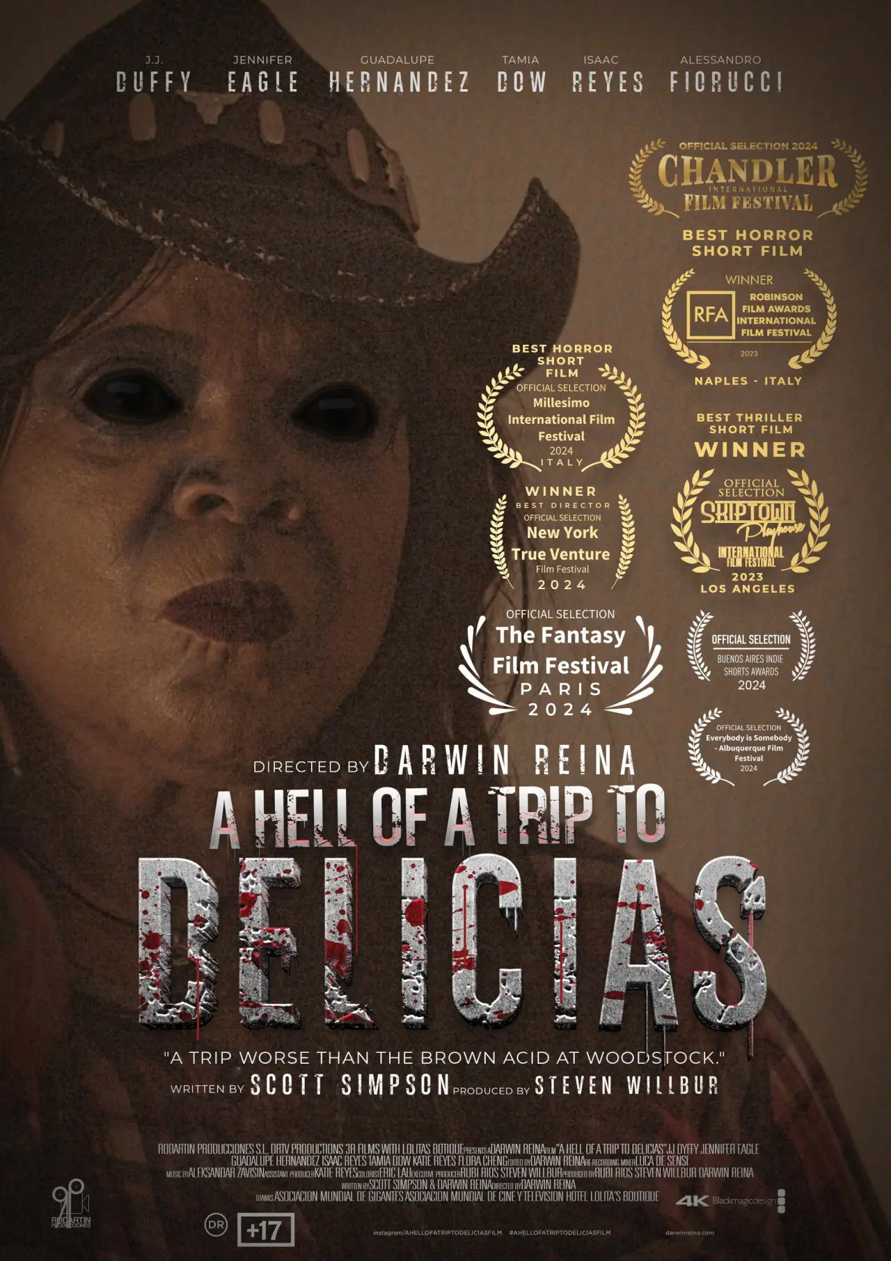Movie poster "A Hell of a Trip to Delicias"