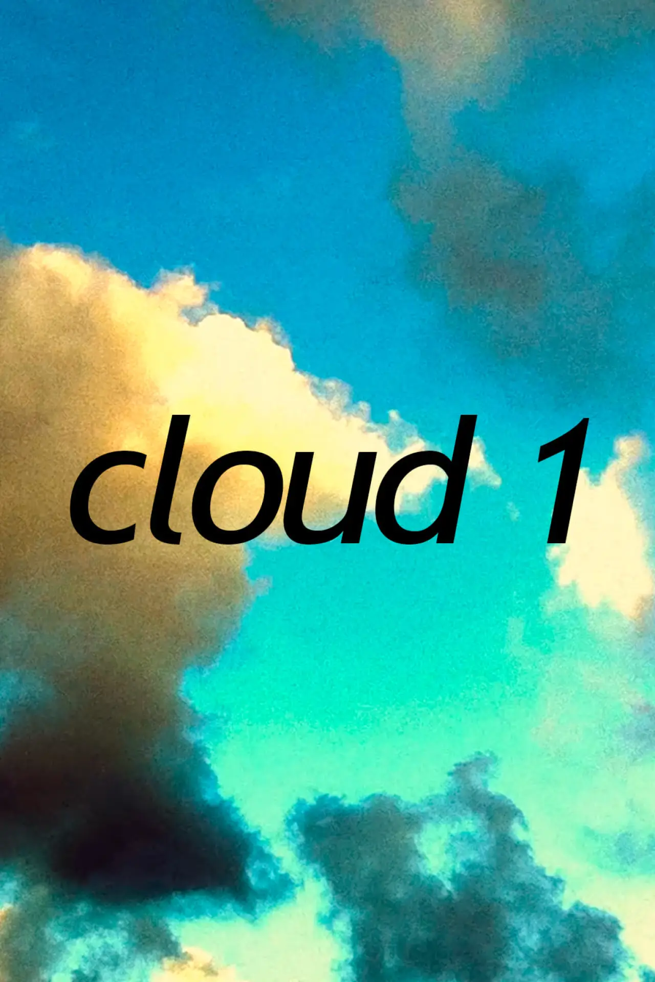 Movie poster "cloud 1"