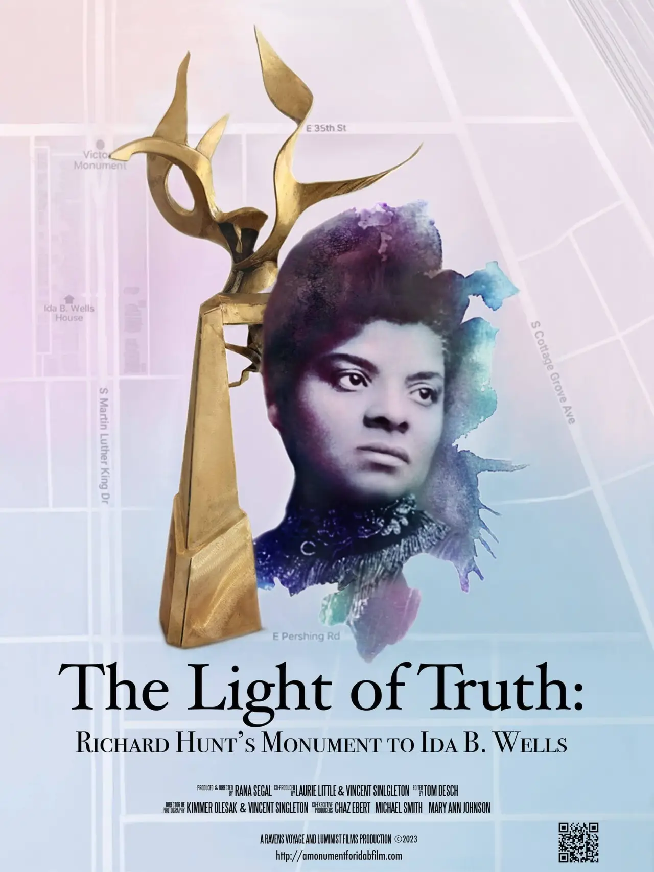 Movie poster "The Light of Truth: Richard Hunt