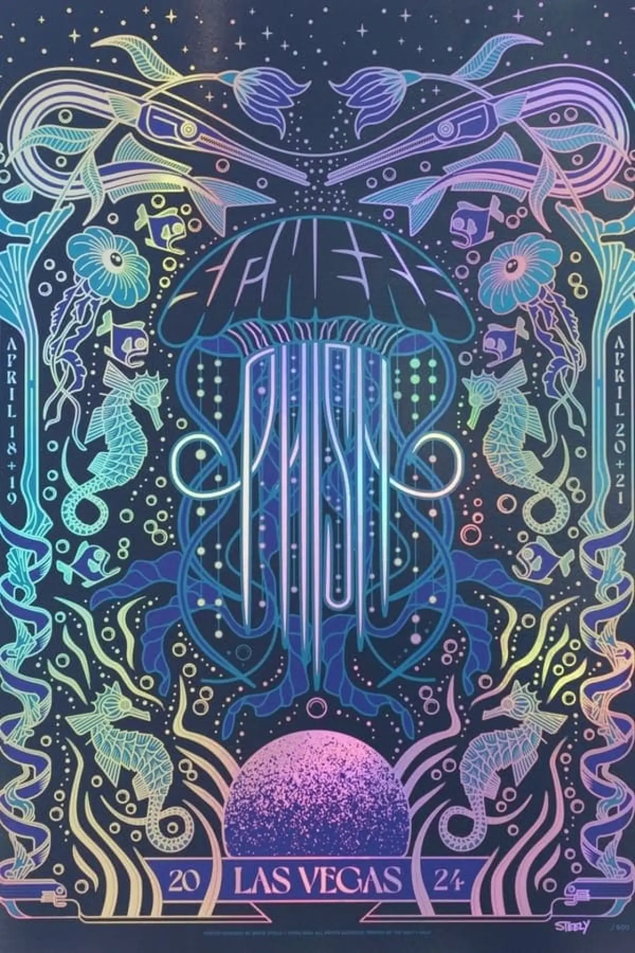 Movie poster "PHISH: 2024-04-19 SPHERE LAS VEGAS, NV"