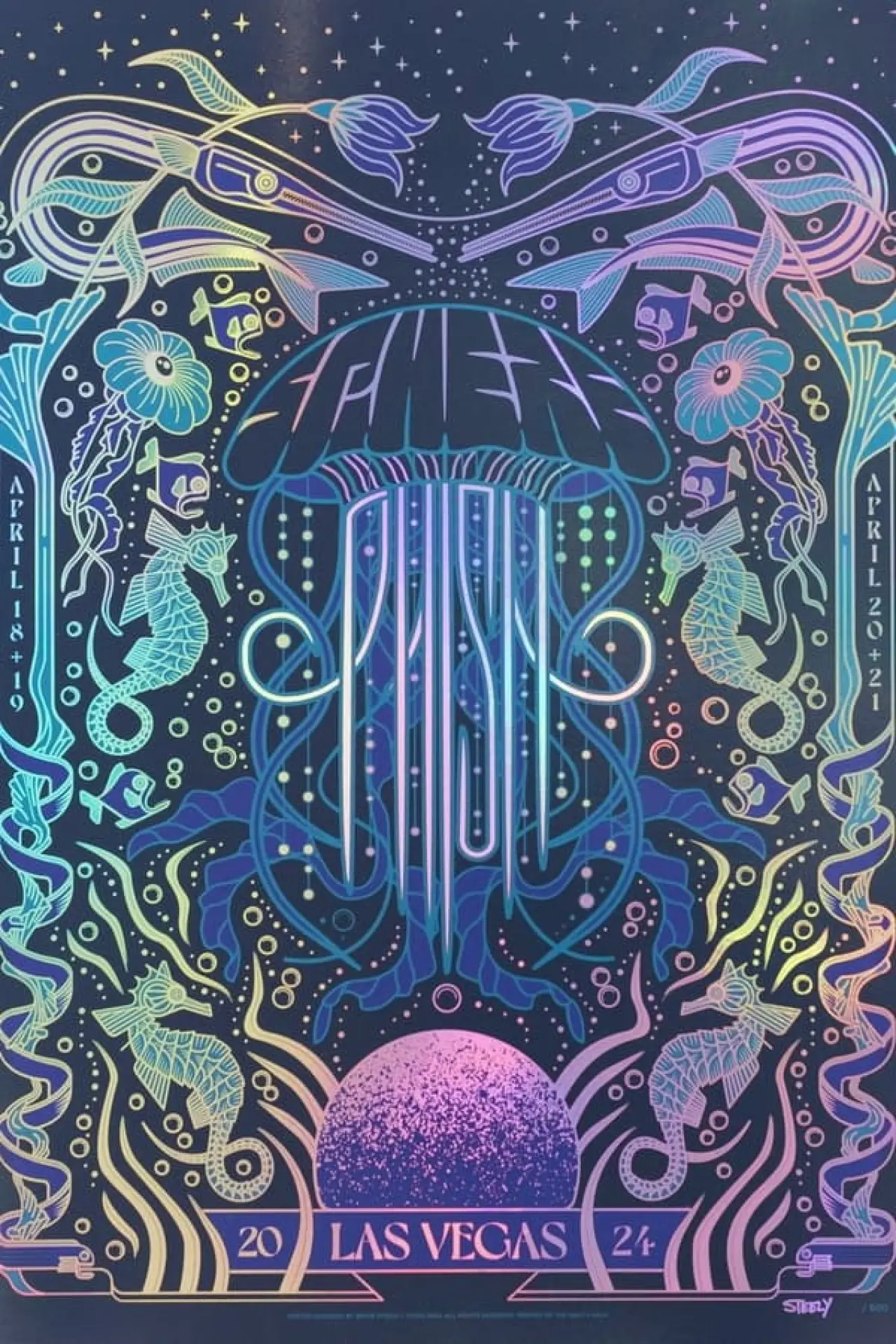 Movie poster "PHISH: 2024-04-20 SPHERE LAS VEGAS, NV"