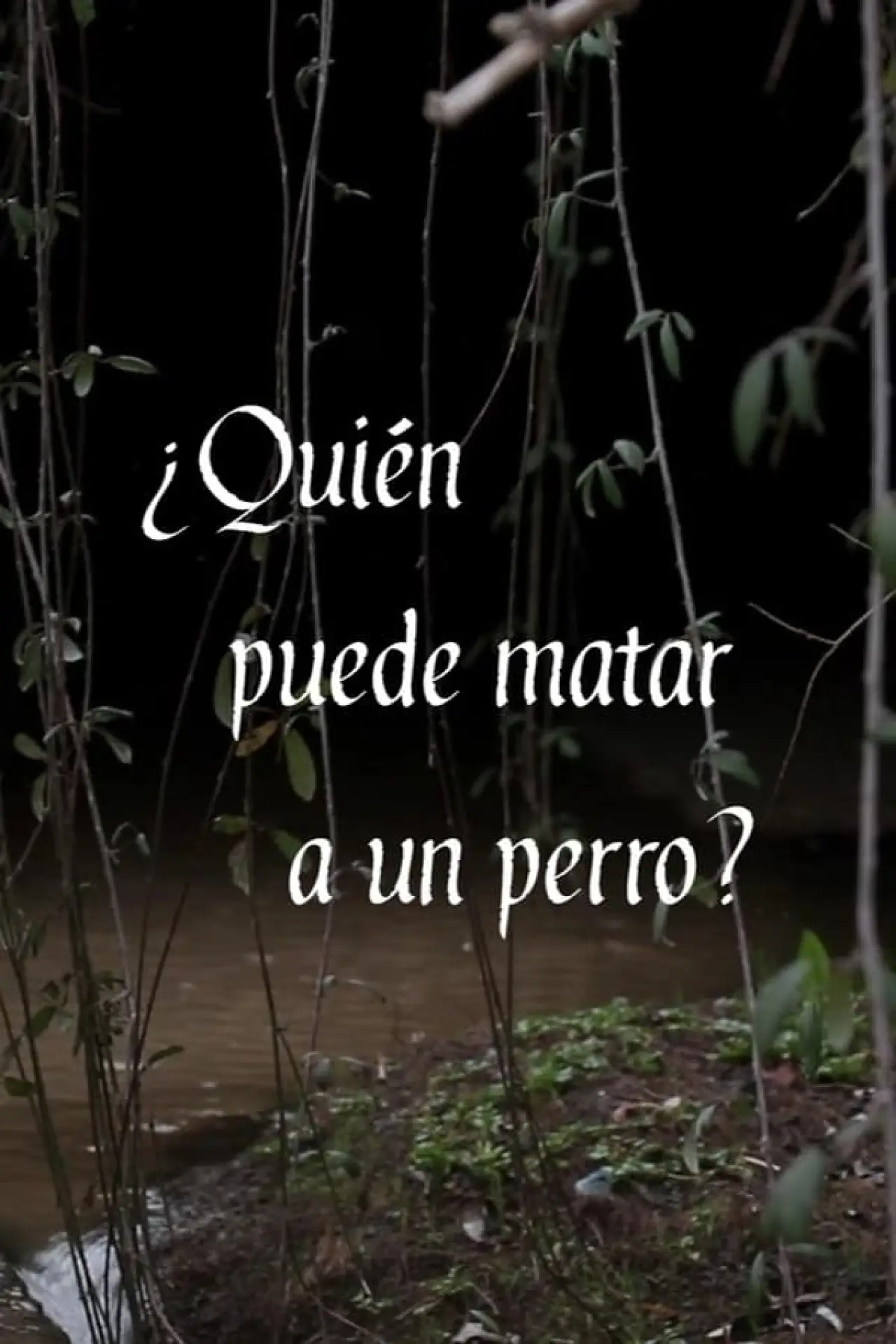 Movie poster "¿Quién puede matar a un perro?"