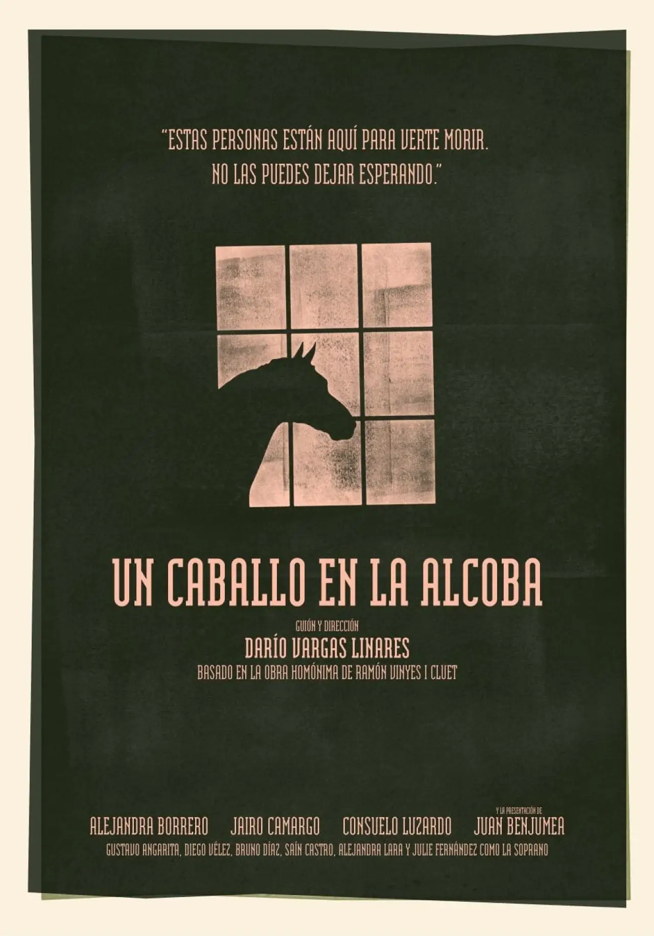 Movie poster "Un caballo en la alcoba"