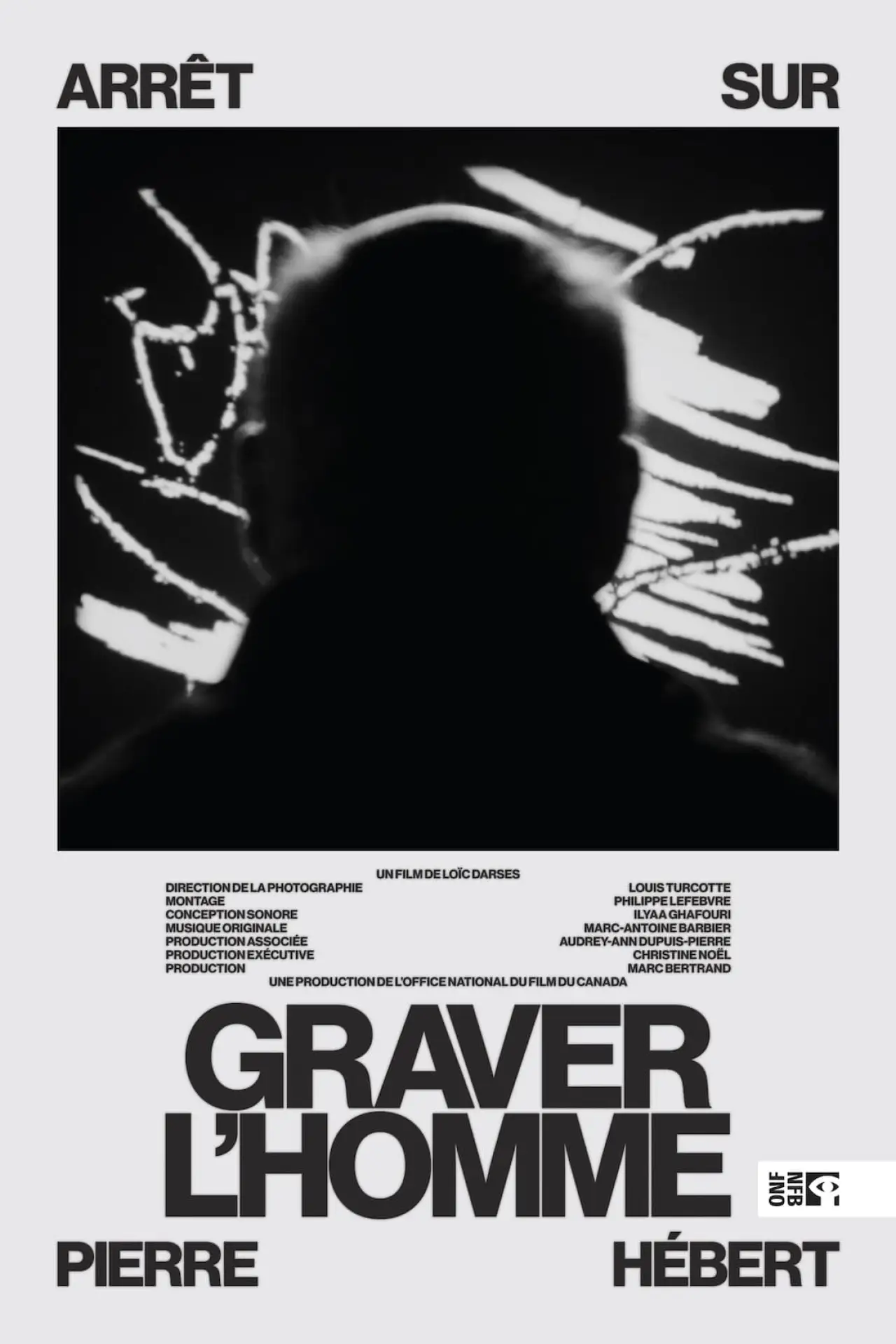 Movie poster "Scratches of Life: the Art of Pierre Hébert"
