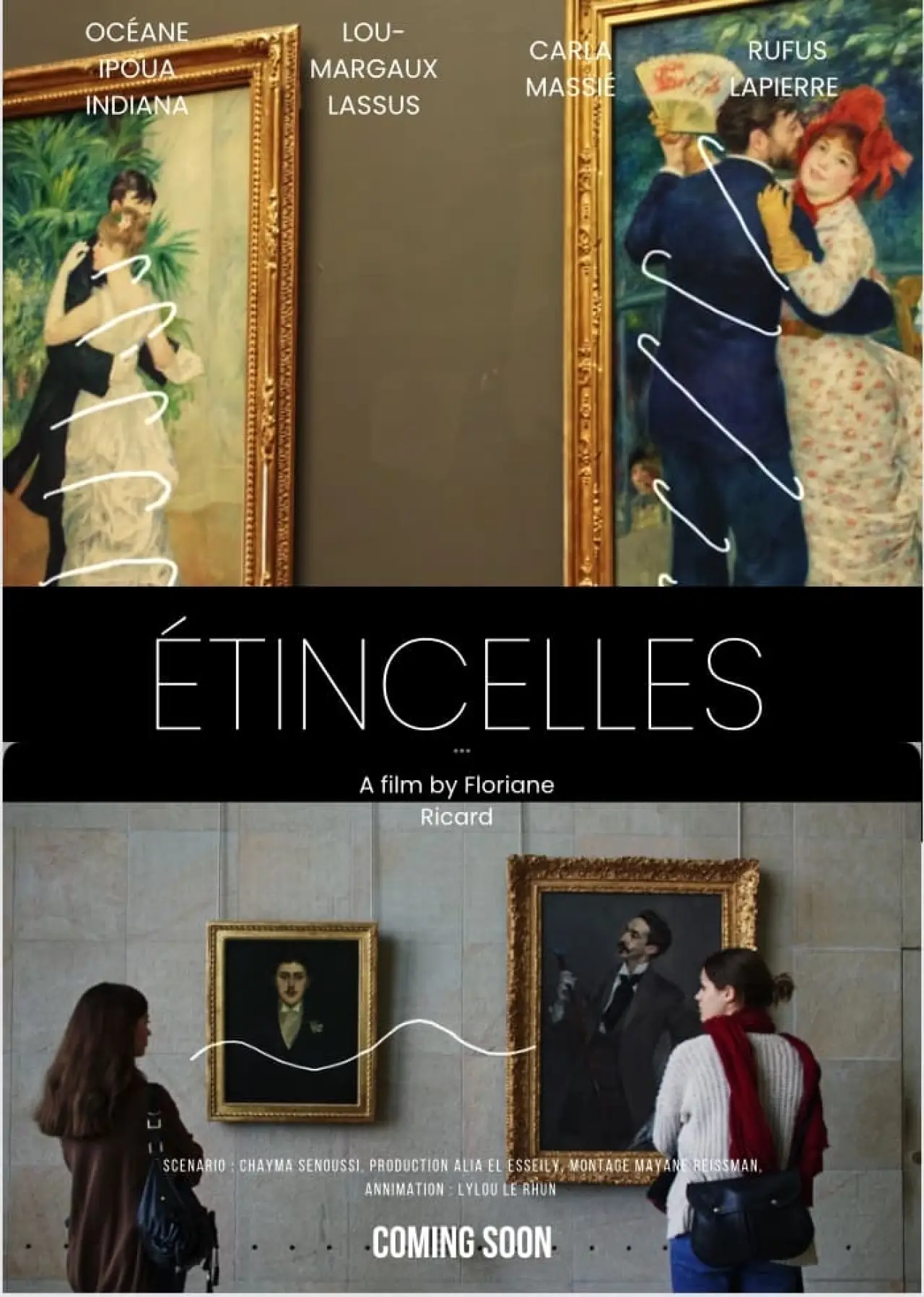Movie poster "Étincelles"