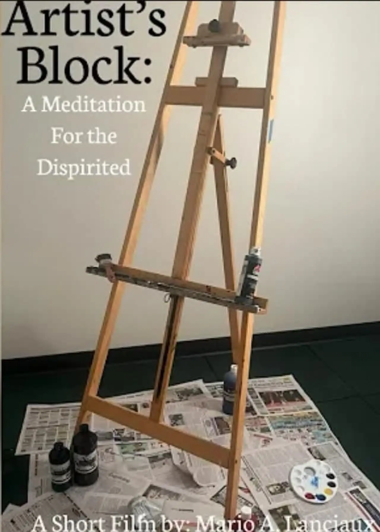 Movie poster "Artist’s Block: Meditation for the Dispirited"
