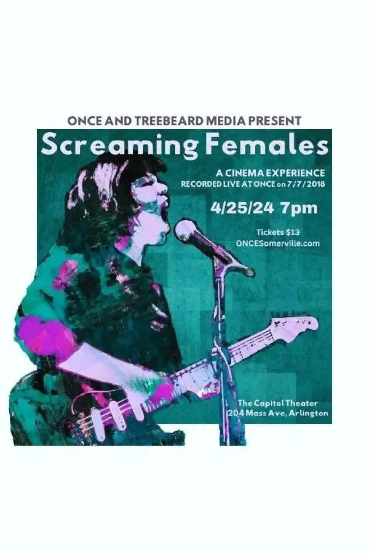 Movie poster "Screaming Females: A Cinema Experience"