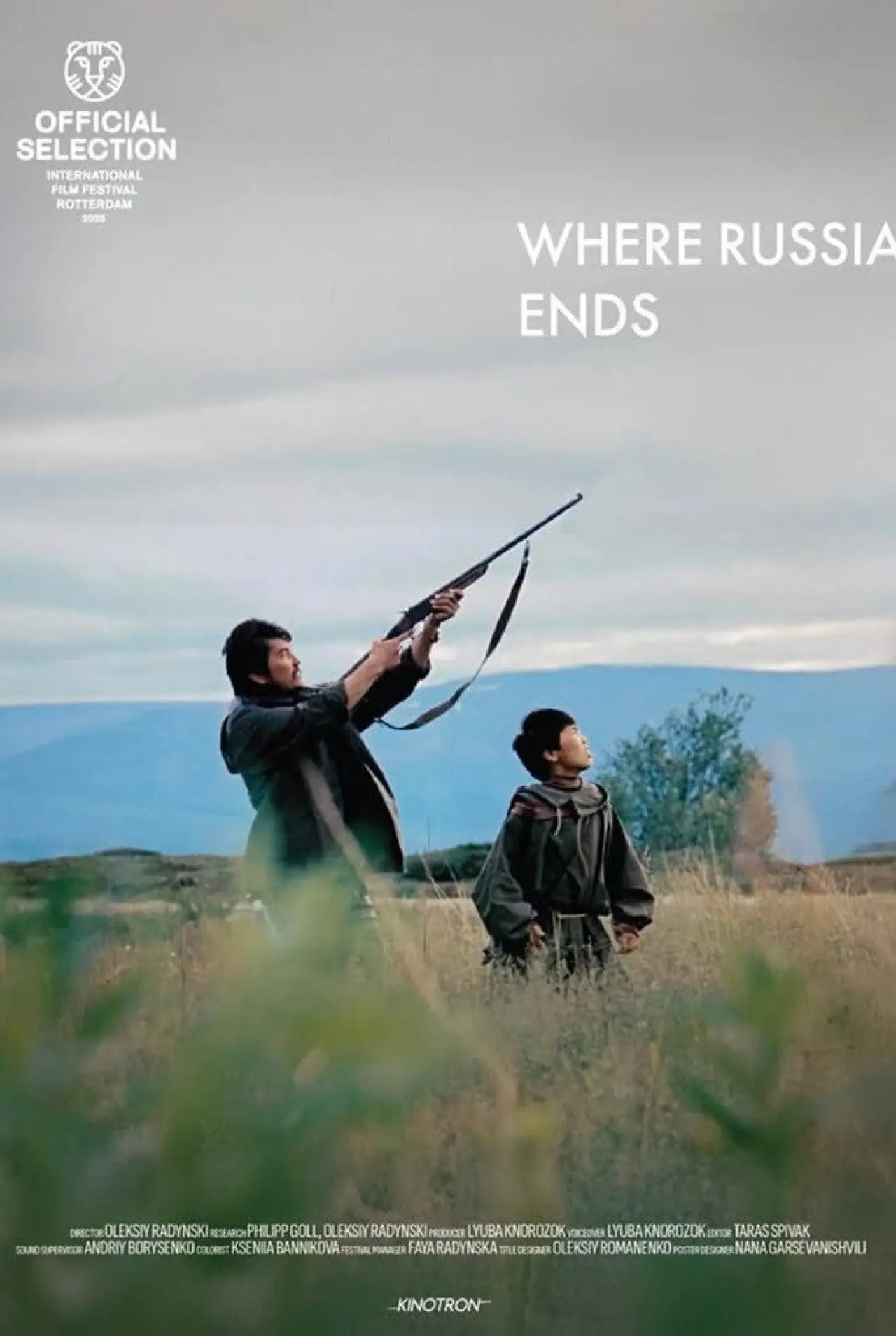 Movie poster "Where Russia Ends"