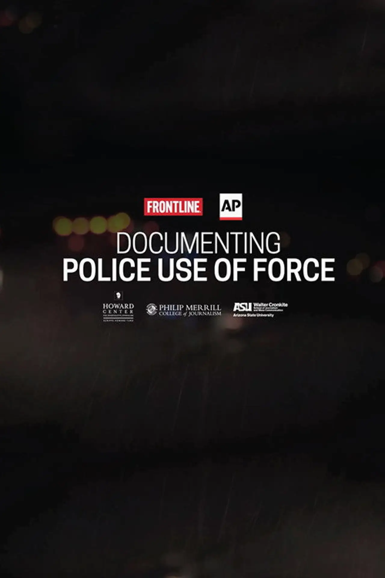 Movie poster "Documenting Police Use of Force"