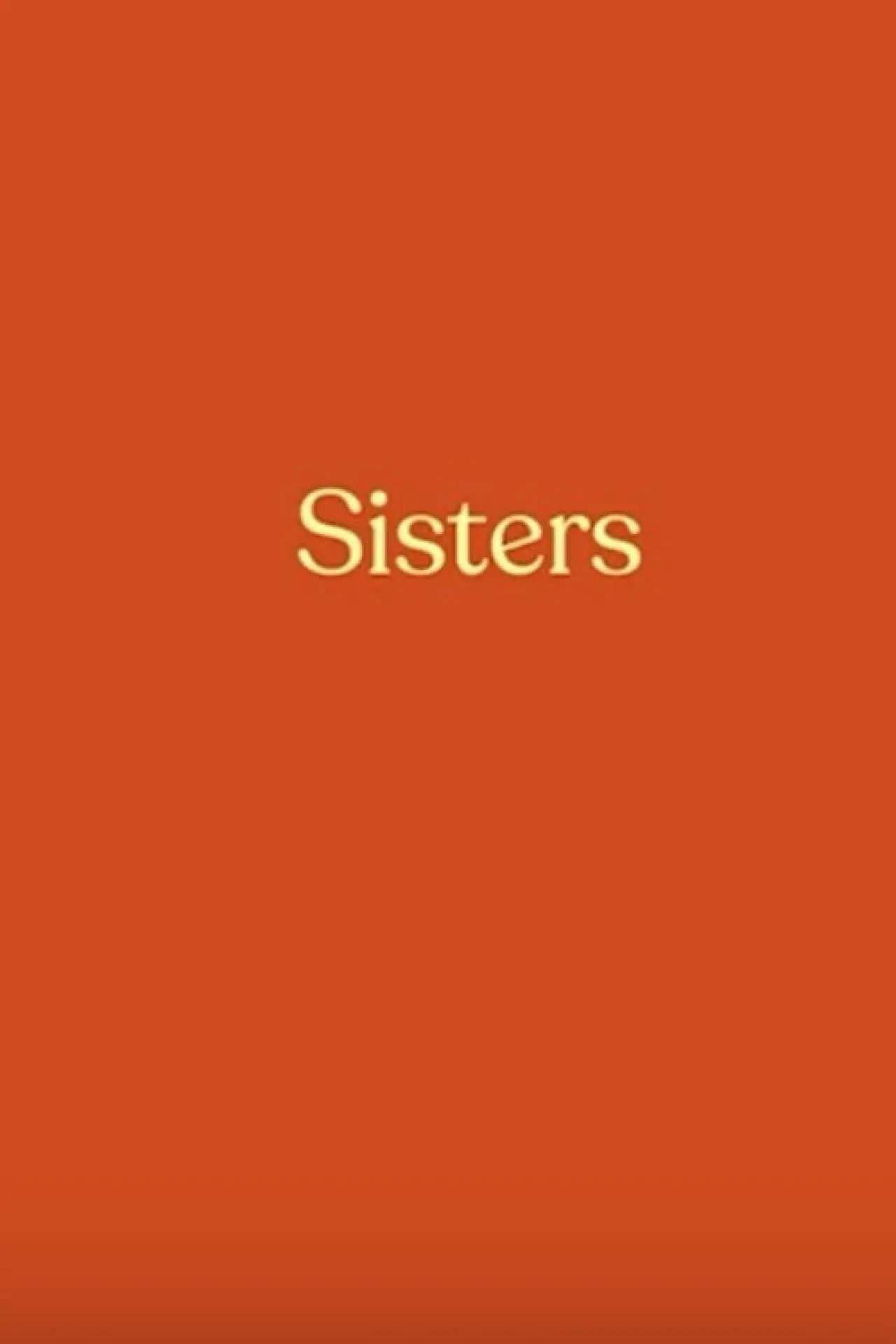 Movie poster "Sisters"