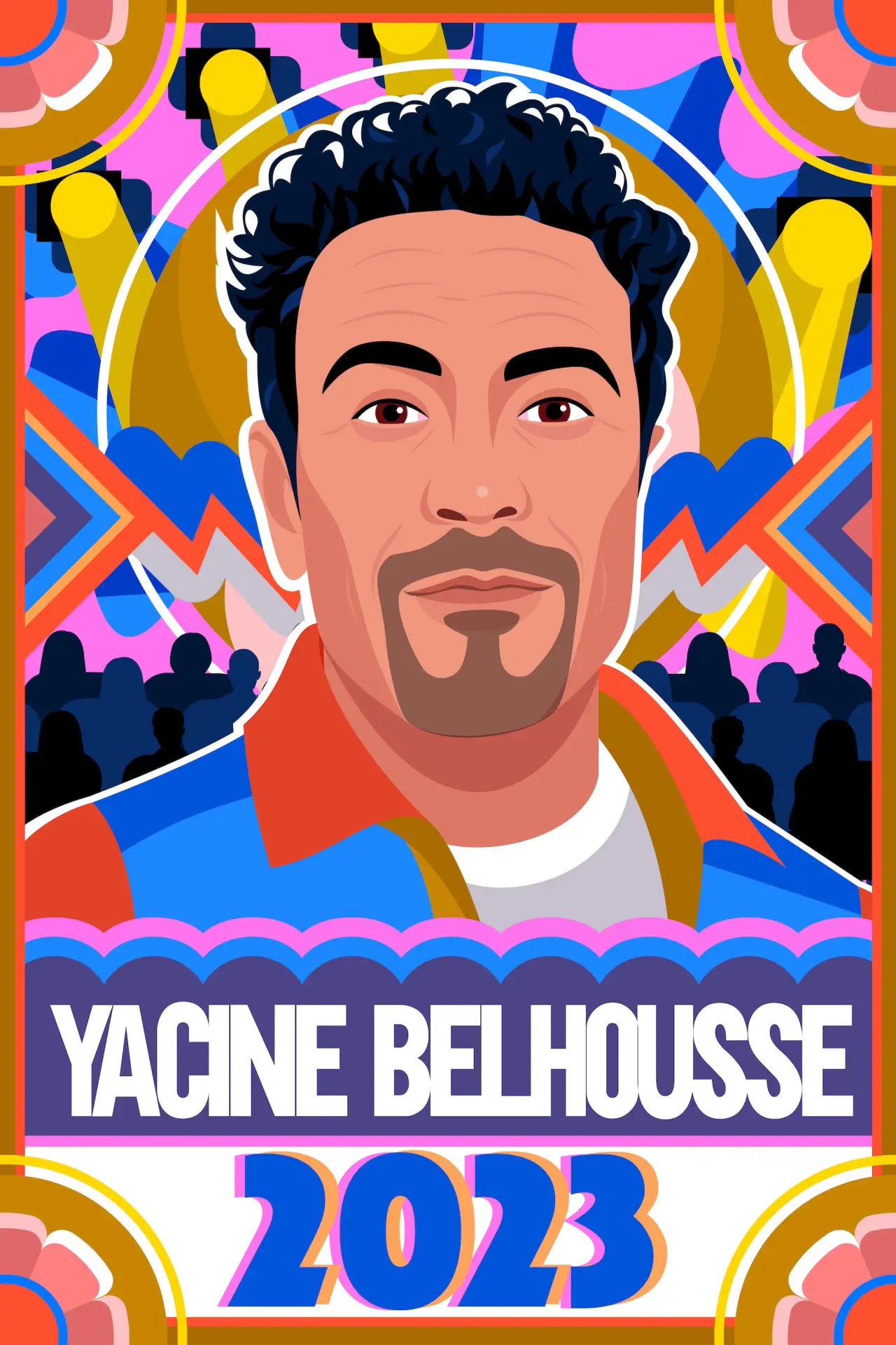 Movie poster "Yacine Belhousse : 2023"