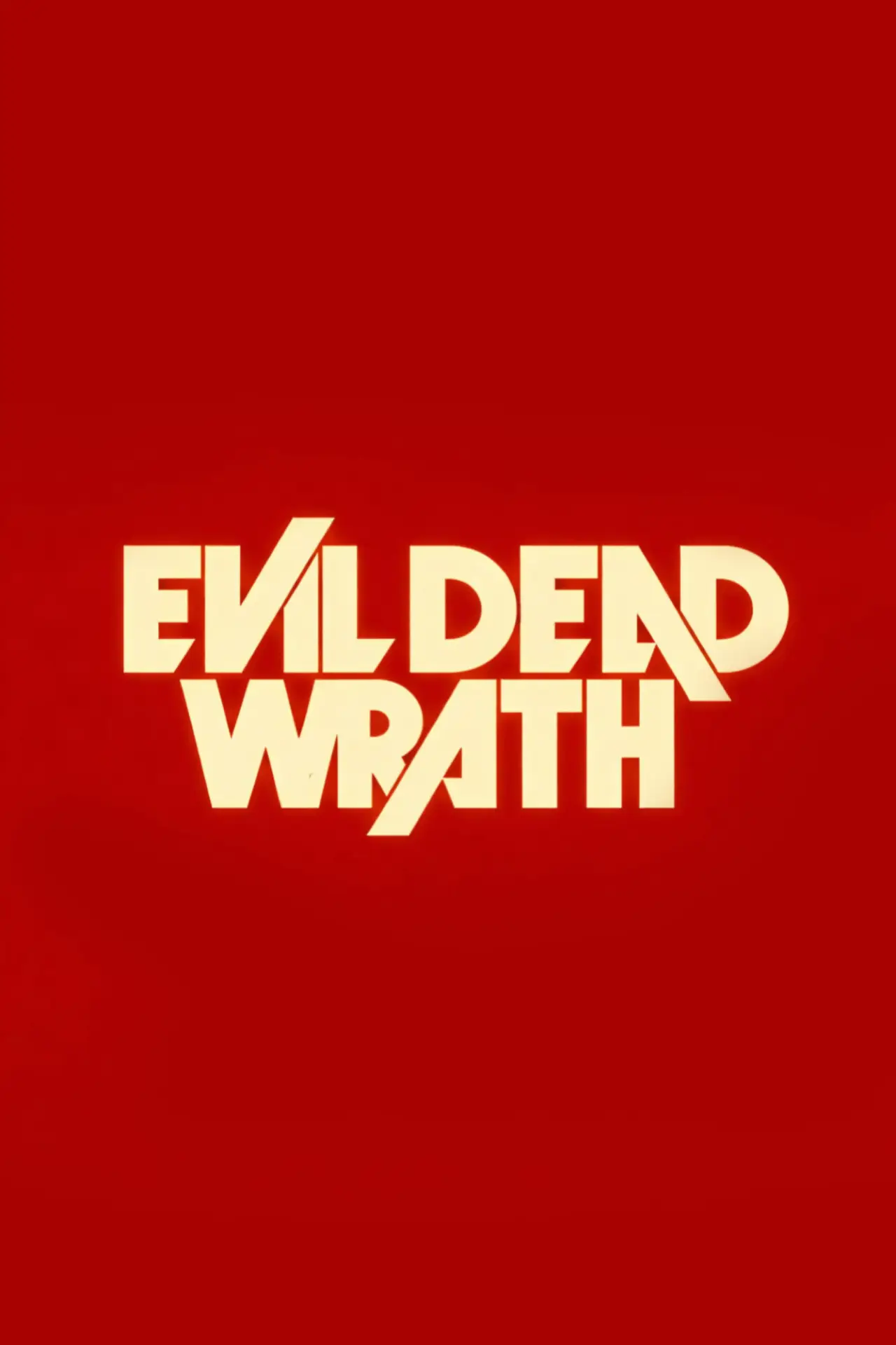 Movie poster "Evil Dead Wrath"