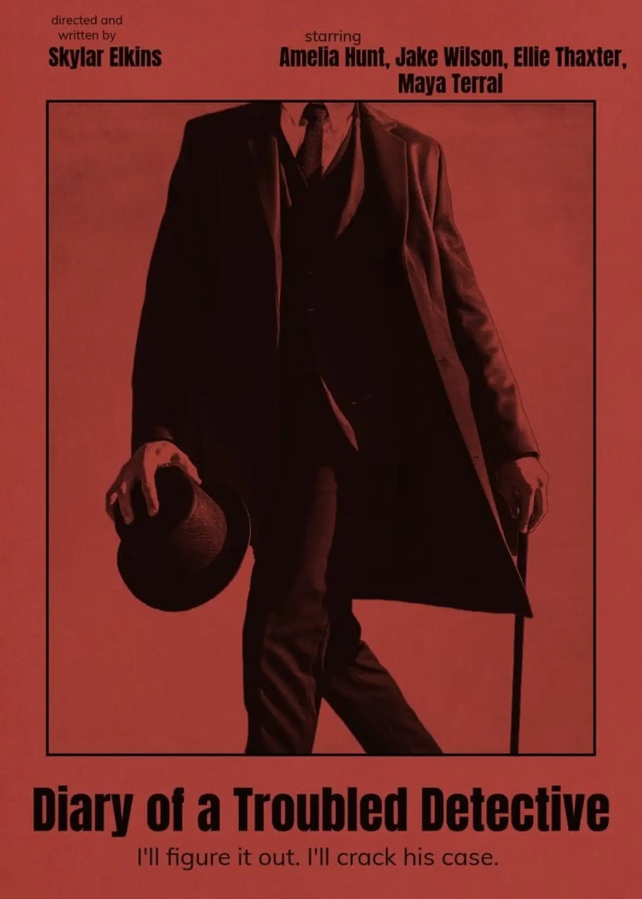 Movie poster "Diary of a Troubled Detective"