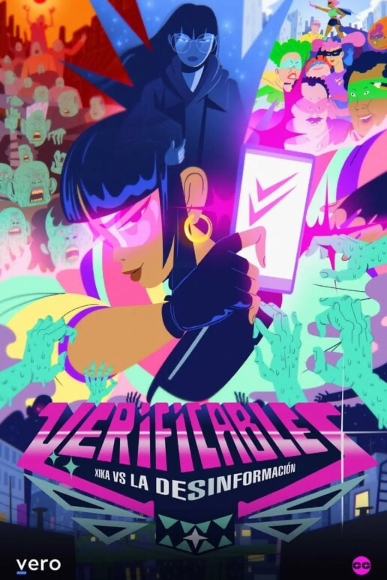 Movie poster "Verified: Xika vs the Disinformation"