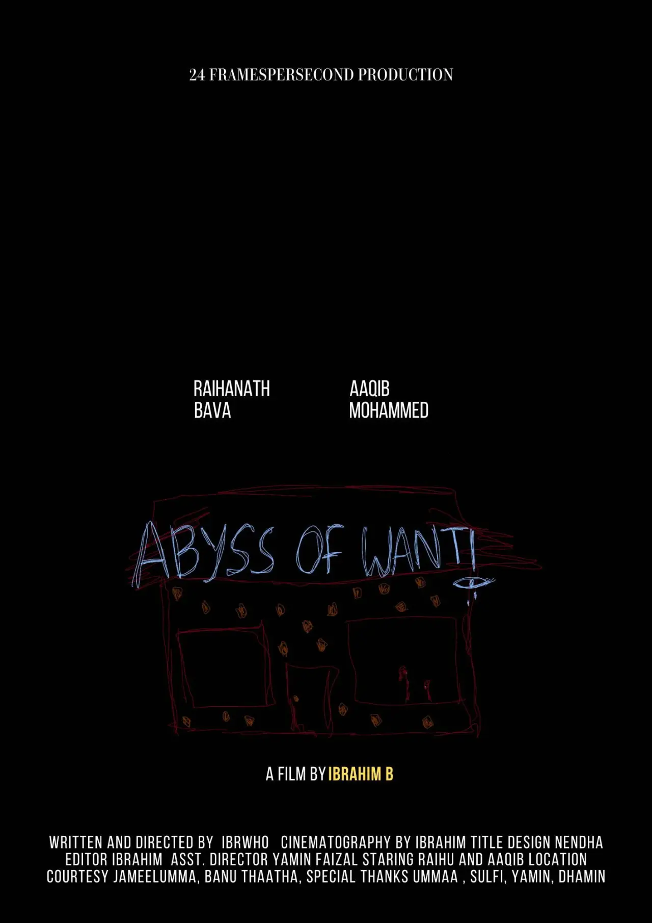 Movie poster "Abyss of want"
