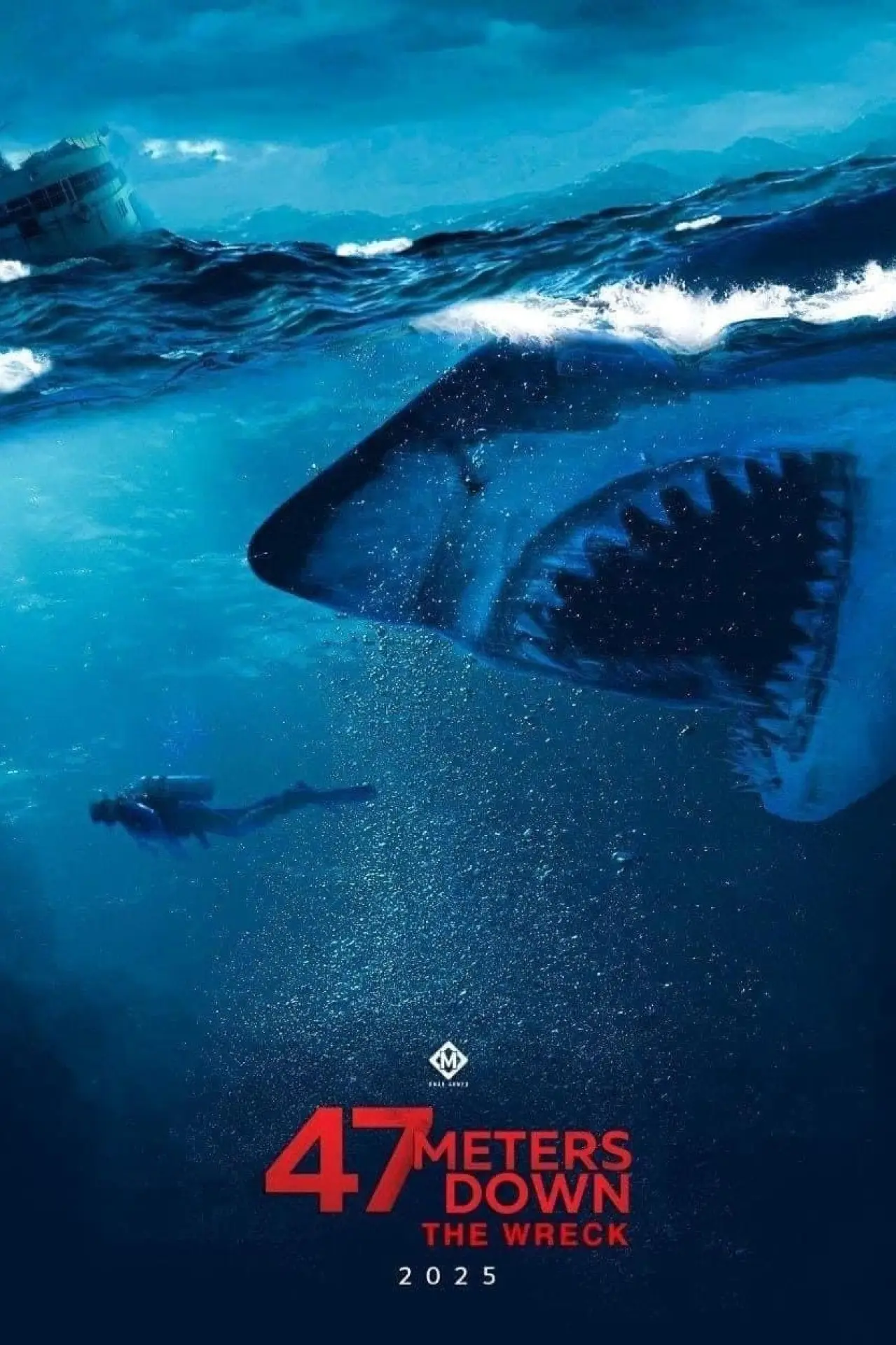 Movie poster "47 Meters Down: The Wreck"