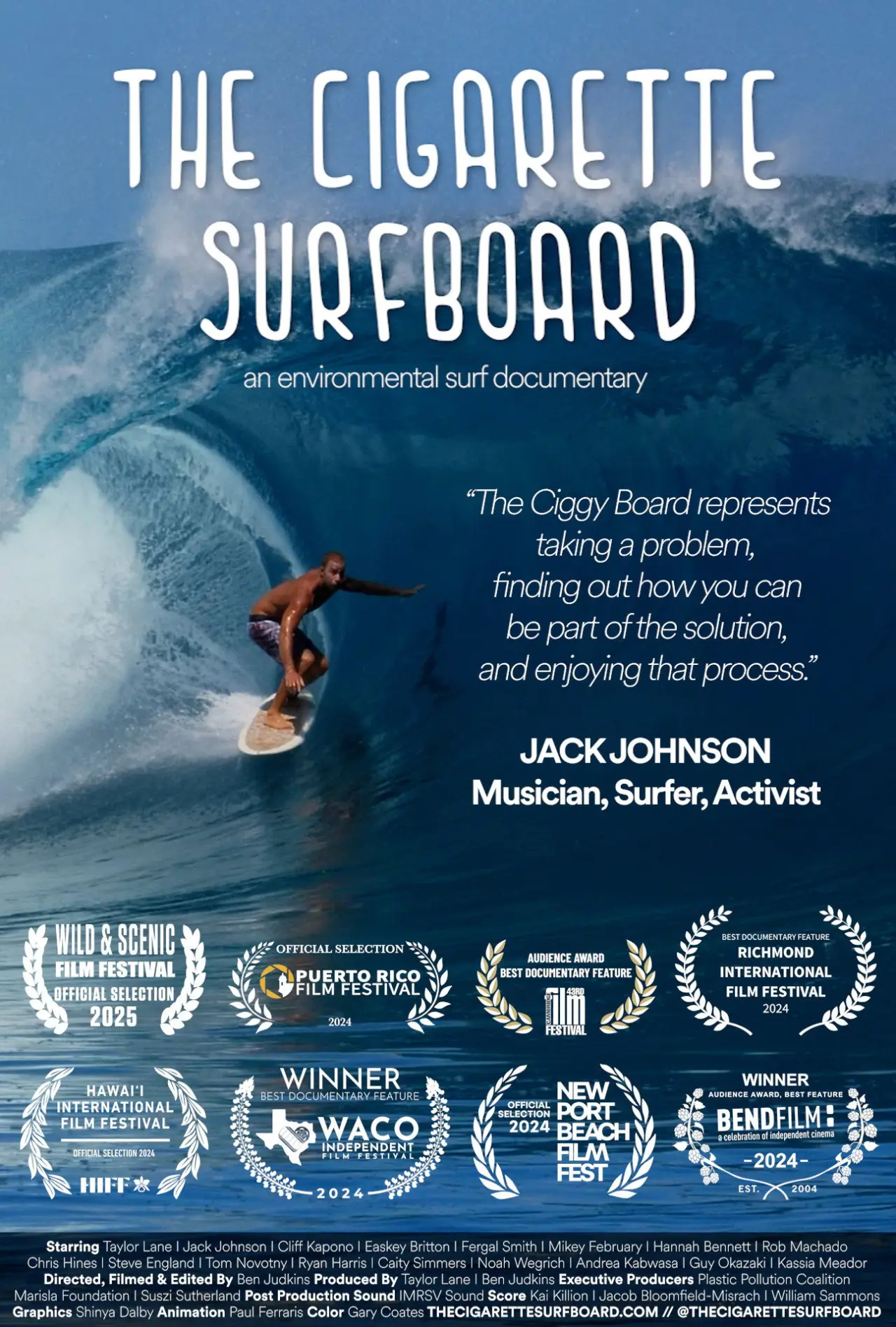 Movie poster "The Cigarette Surfboard"