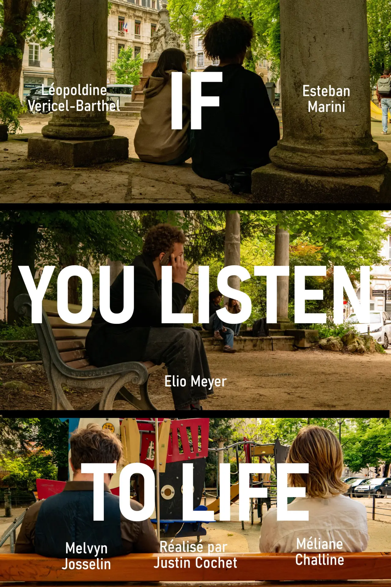 Movie poster "If you listen to life..."