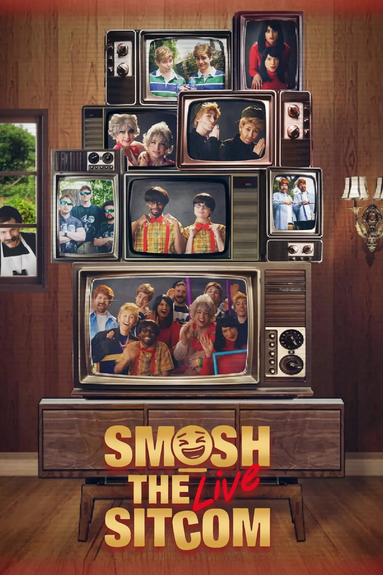 Movie poster "Smosh: The Sitcom LIVE"