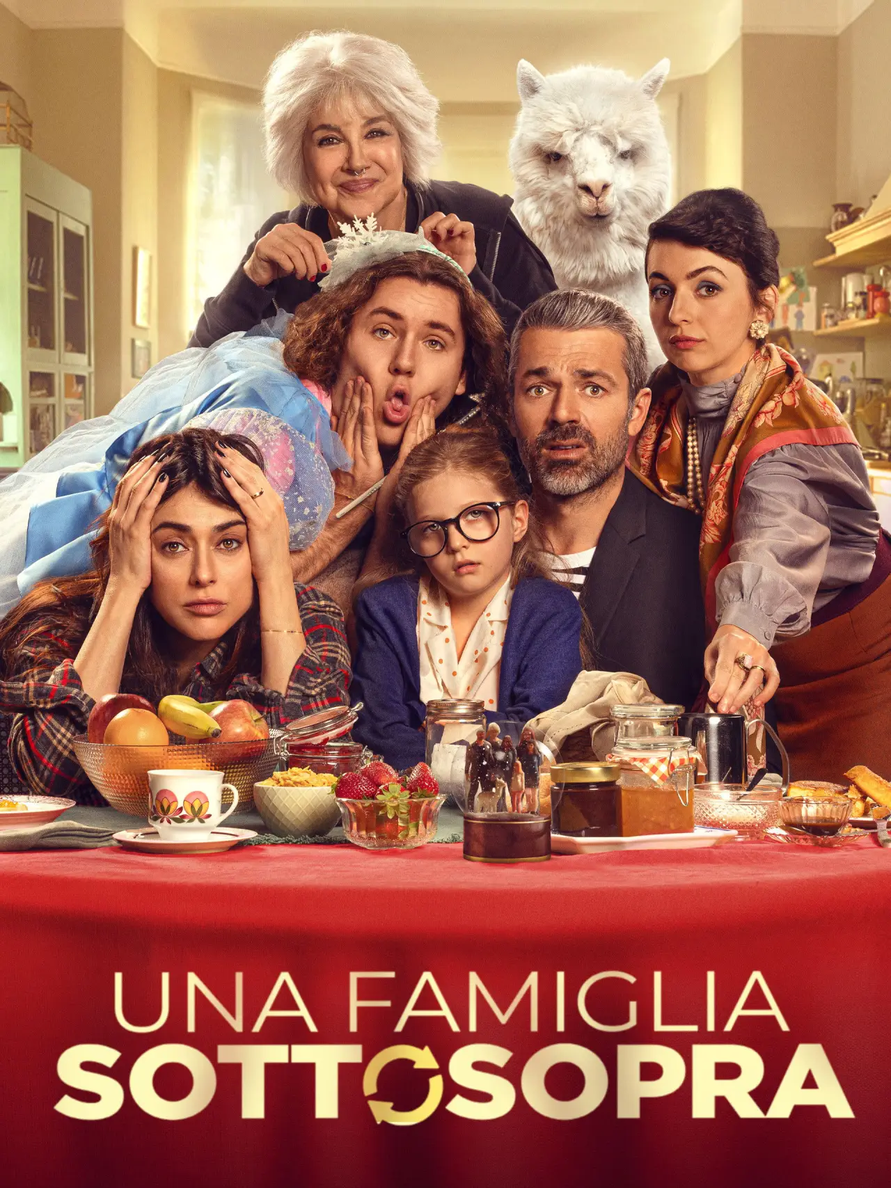 Movie poster "Una famiglia sottosopra"