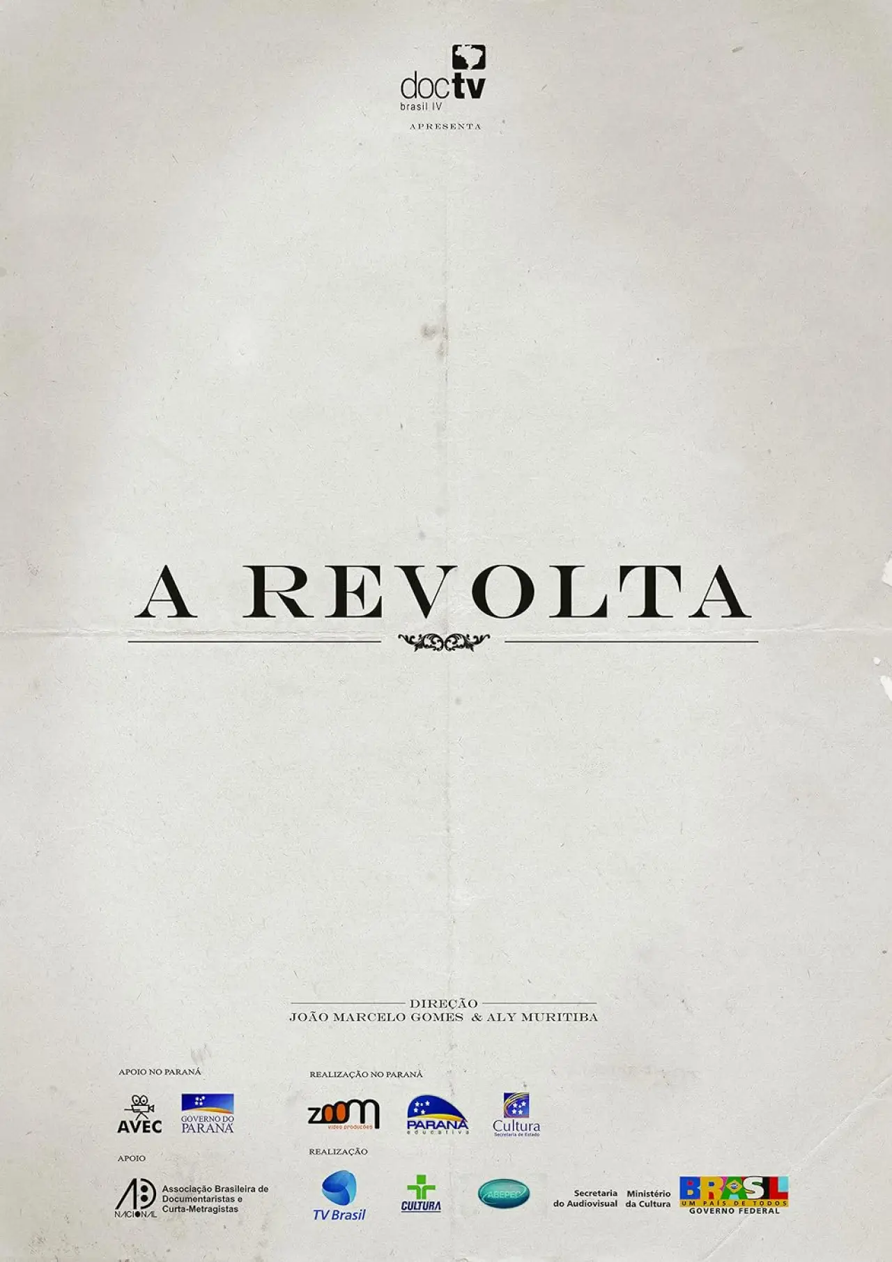 Movie poster "A Revolta"