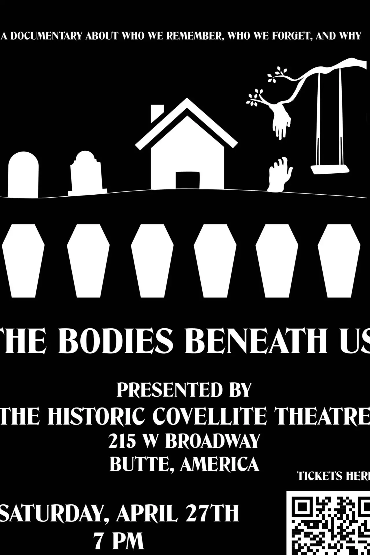 Movie poster "The Bodies Beneath Us"