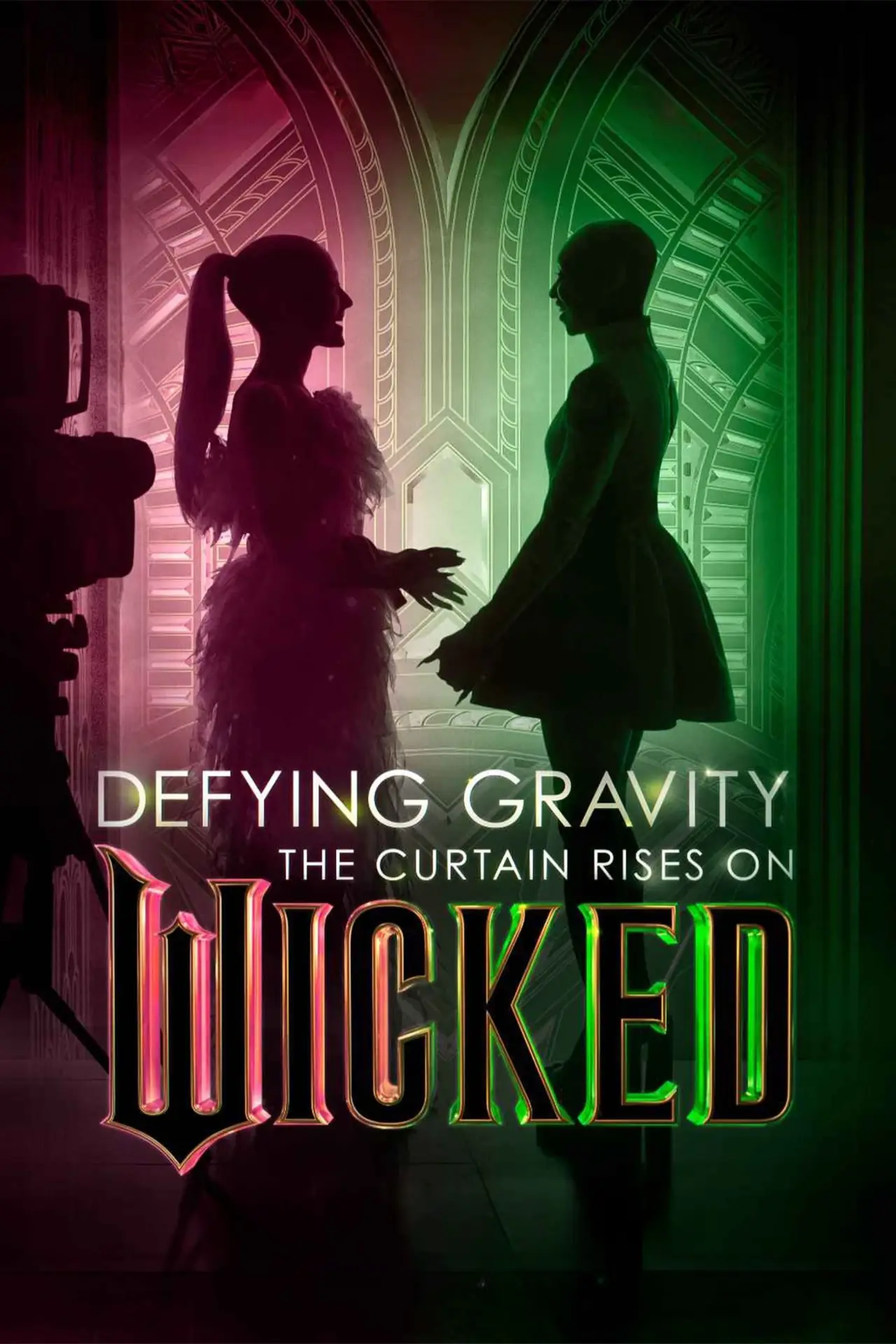 Movie poster "Defying Gravity: The Curtain Rises on Wicked"