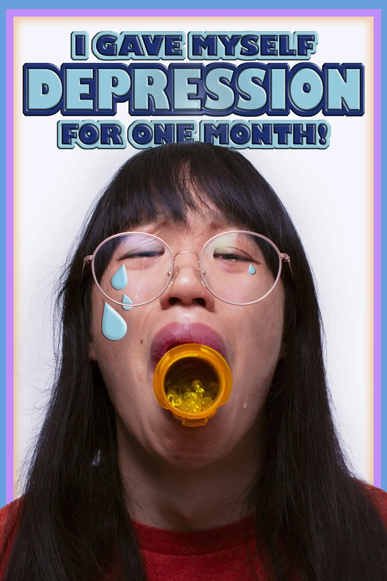 Movie poster "I Gave Myself Depression for One Month"