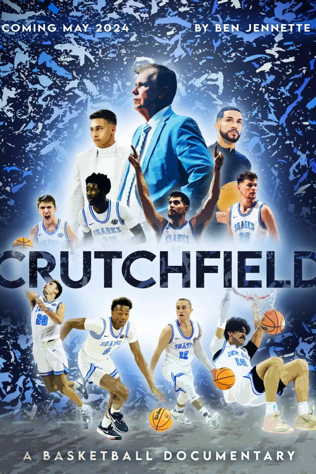 Movie poster "Crutchfield: A Basketball Documentary"