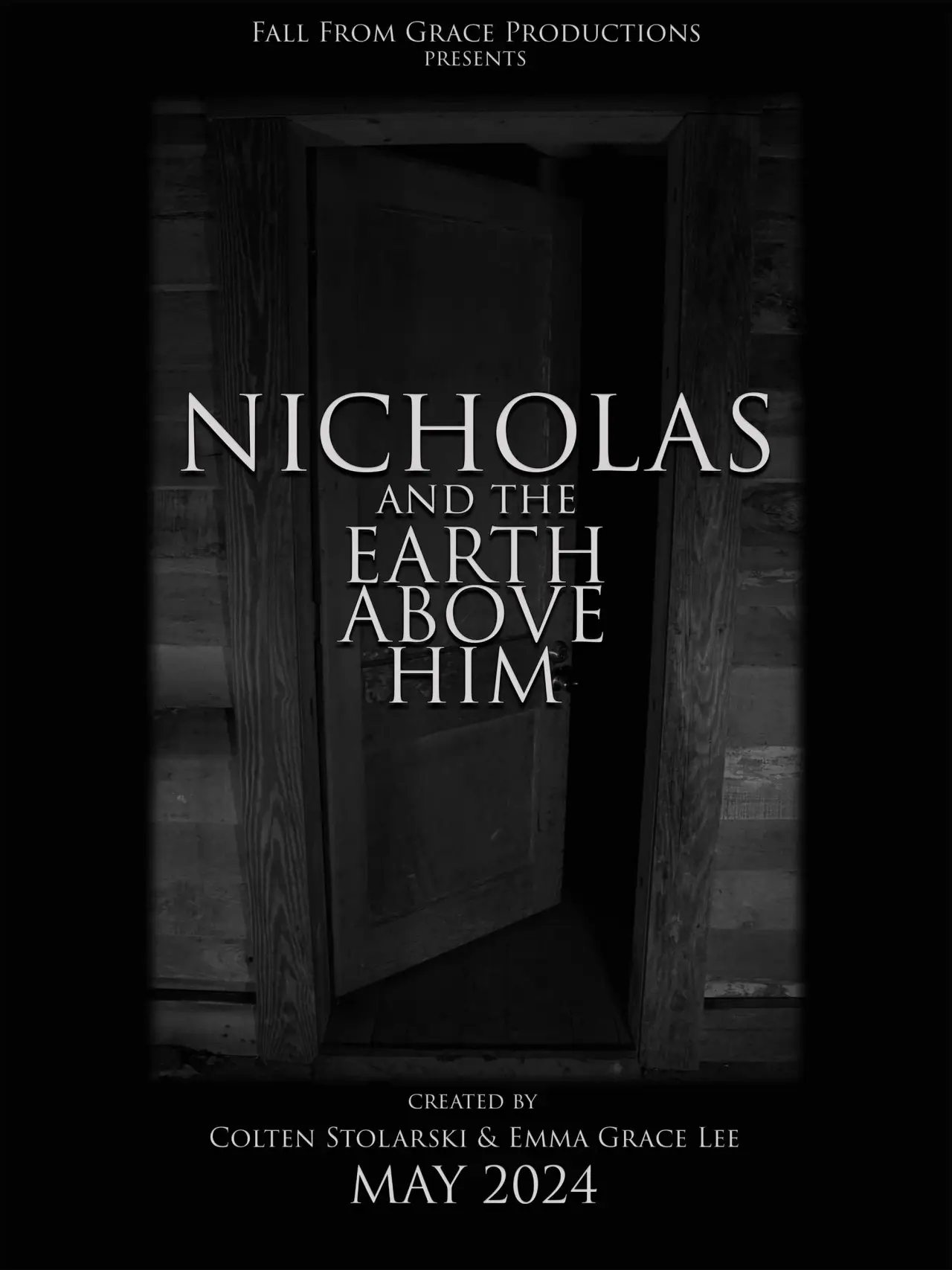 Movie poster "Nicholas and the Earth Above Him"