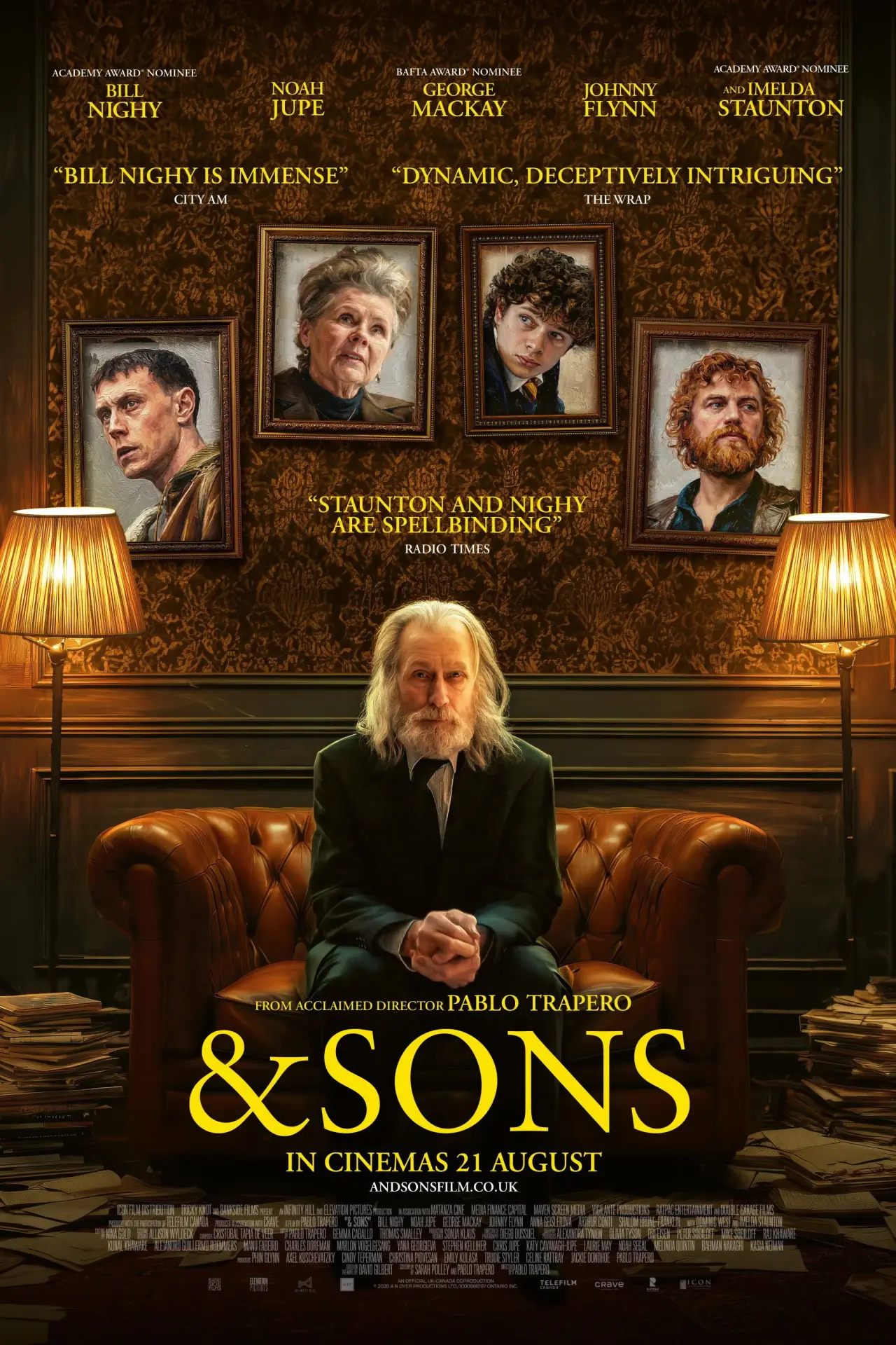 Movie poster "& Sons"