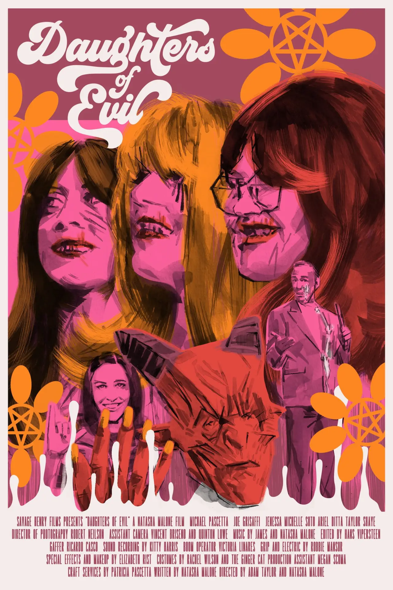 Movie poster "Daughters of Evil"