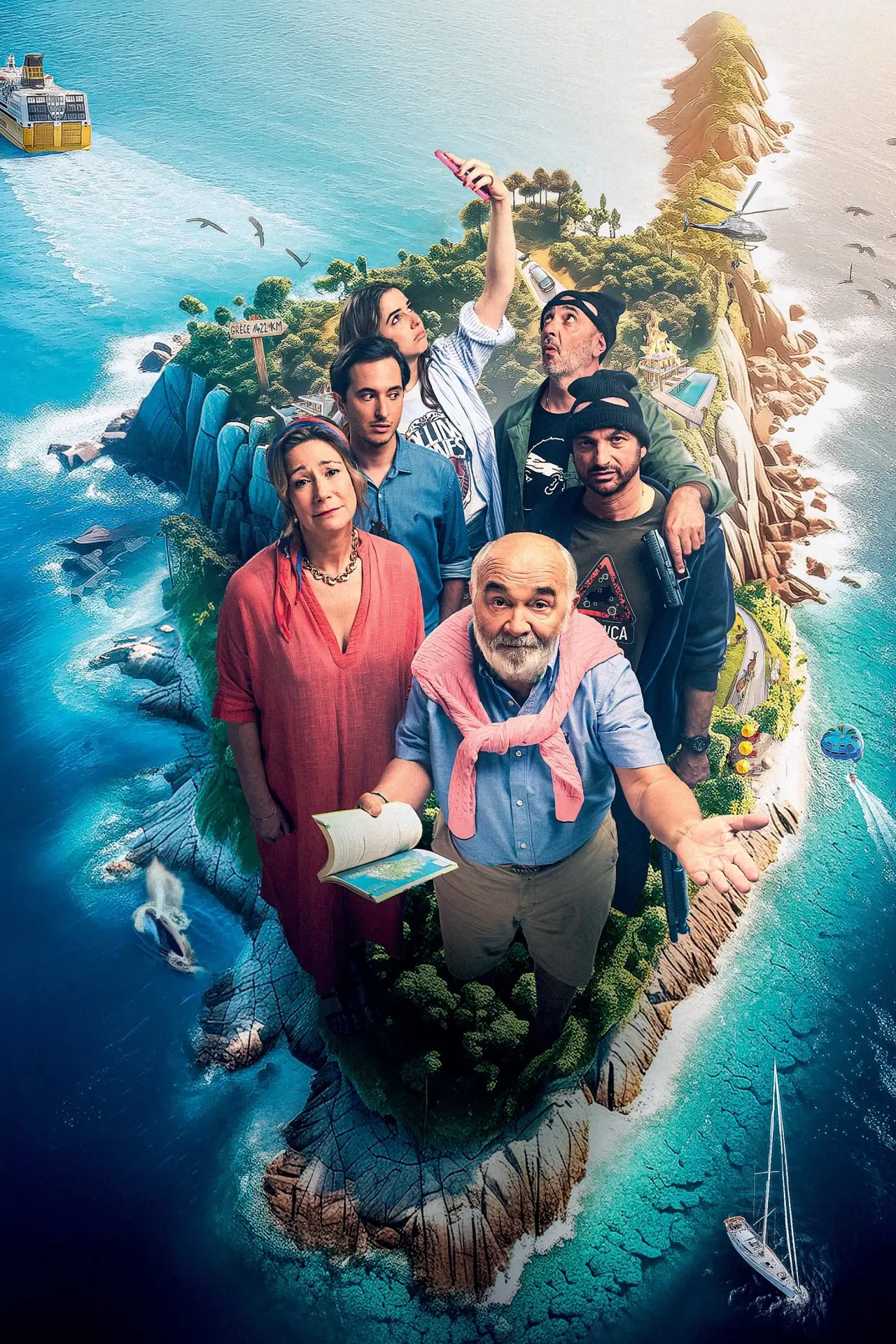 Movie poster "On aurait dû aller en Grèce"
